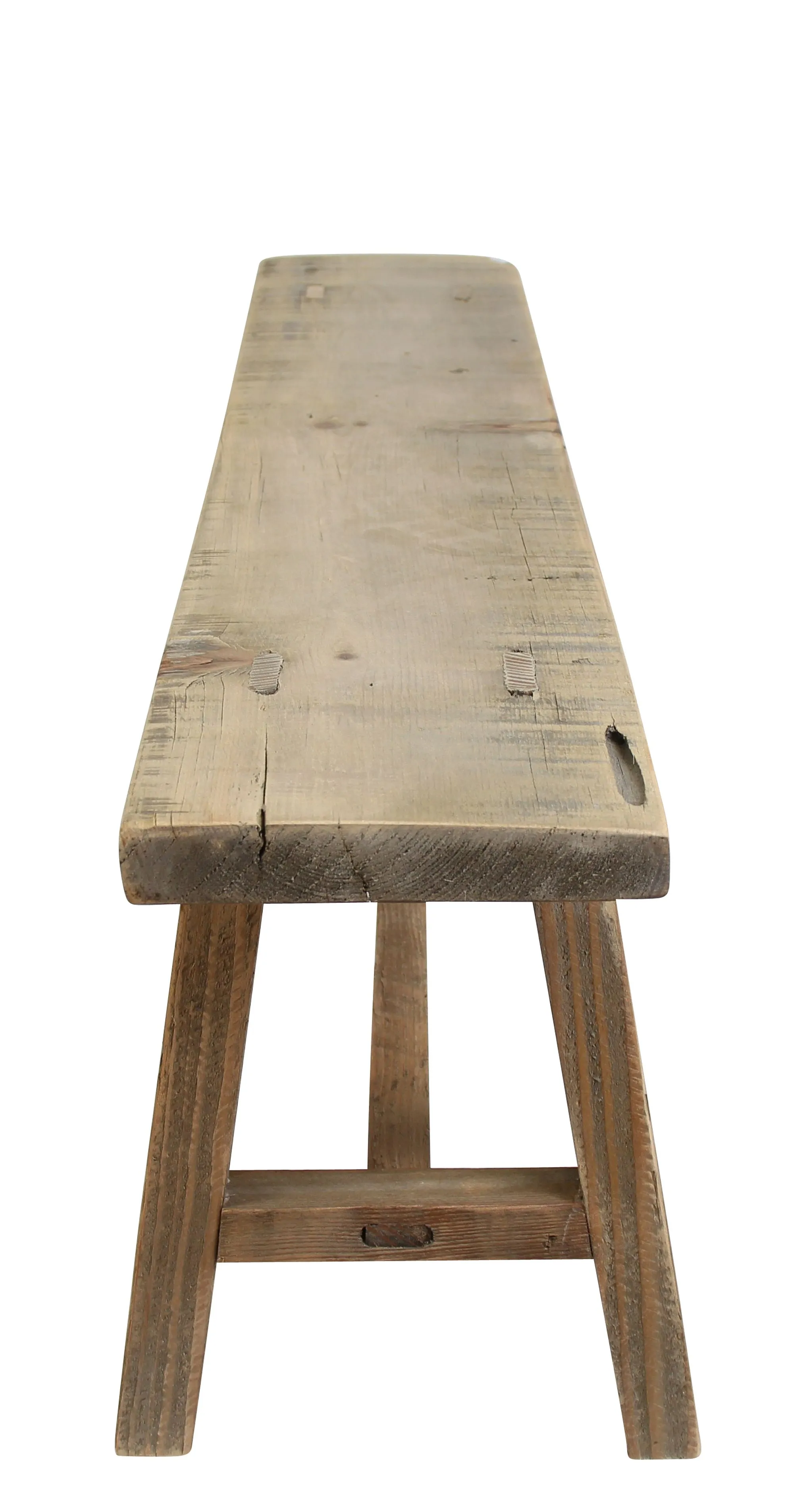 Holzbänkchen "Used-Look"  im Frank Flechtwaren Online Shop für Bunter Ostergarten kaufen