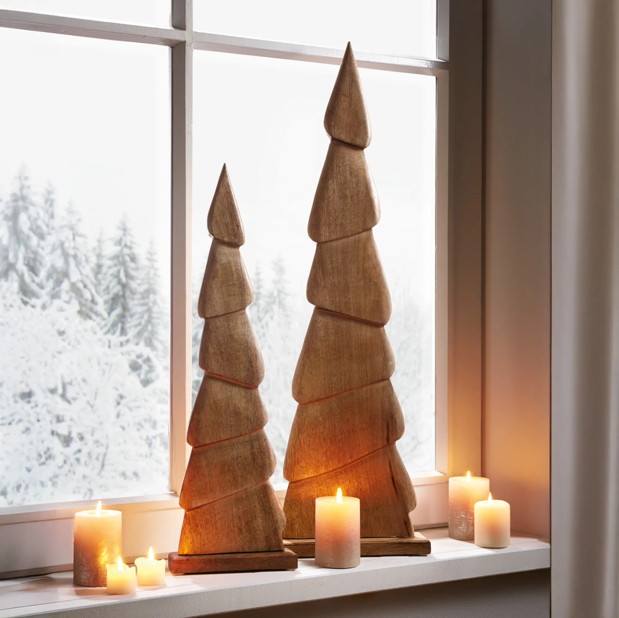 Tannenbaum "Mangoholz", 2er Set  im Frank Flechtwaren Online Shop kaufen