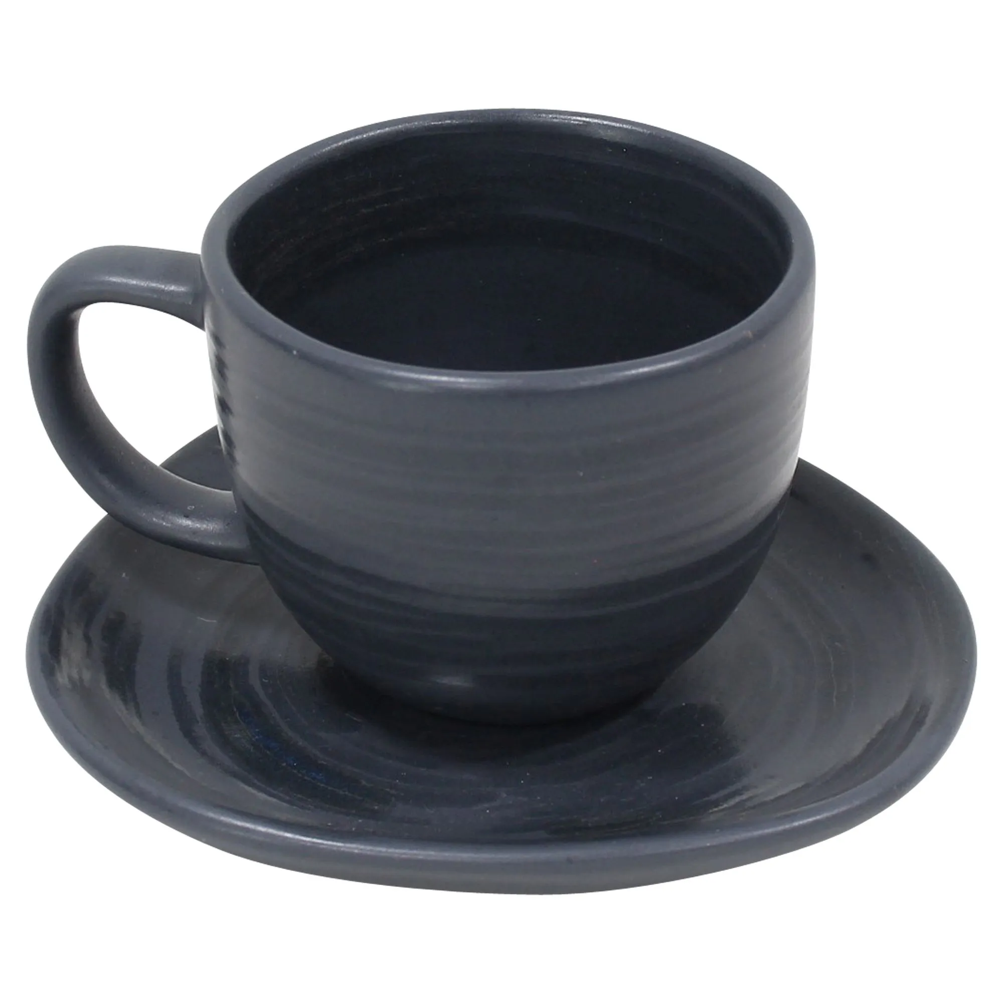 Espressotasse mit Unterteller "Circle", 2tlg.  im Frank Flechtwaren Online Shop für Tischlein deck dich kaufen