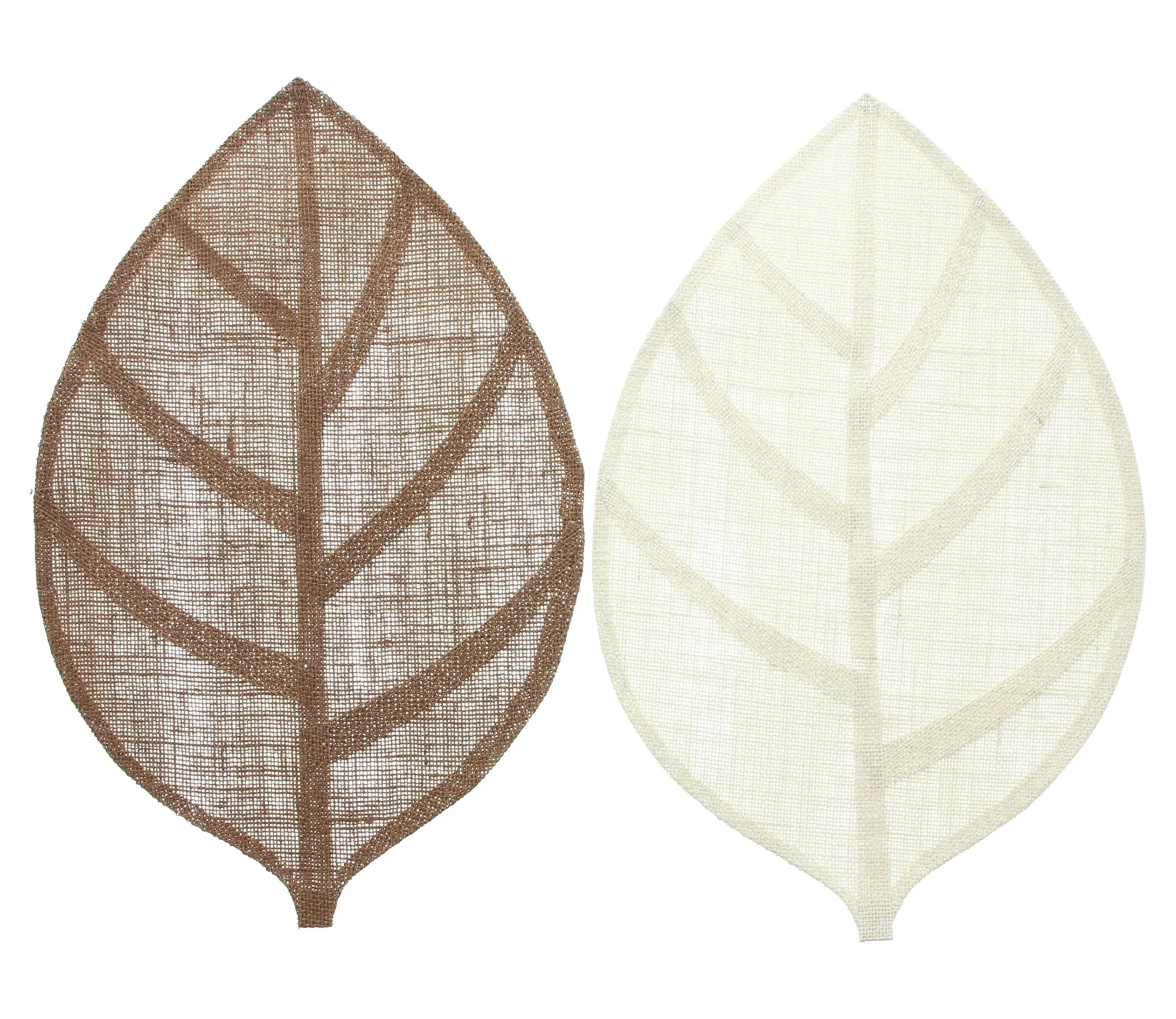 Platzmatte "Blatt", 4er Set  im Frank Flechtwaren Online Shop für Waldspaziergang kaufen