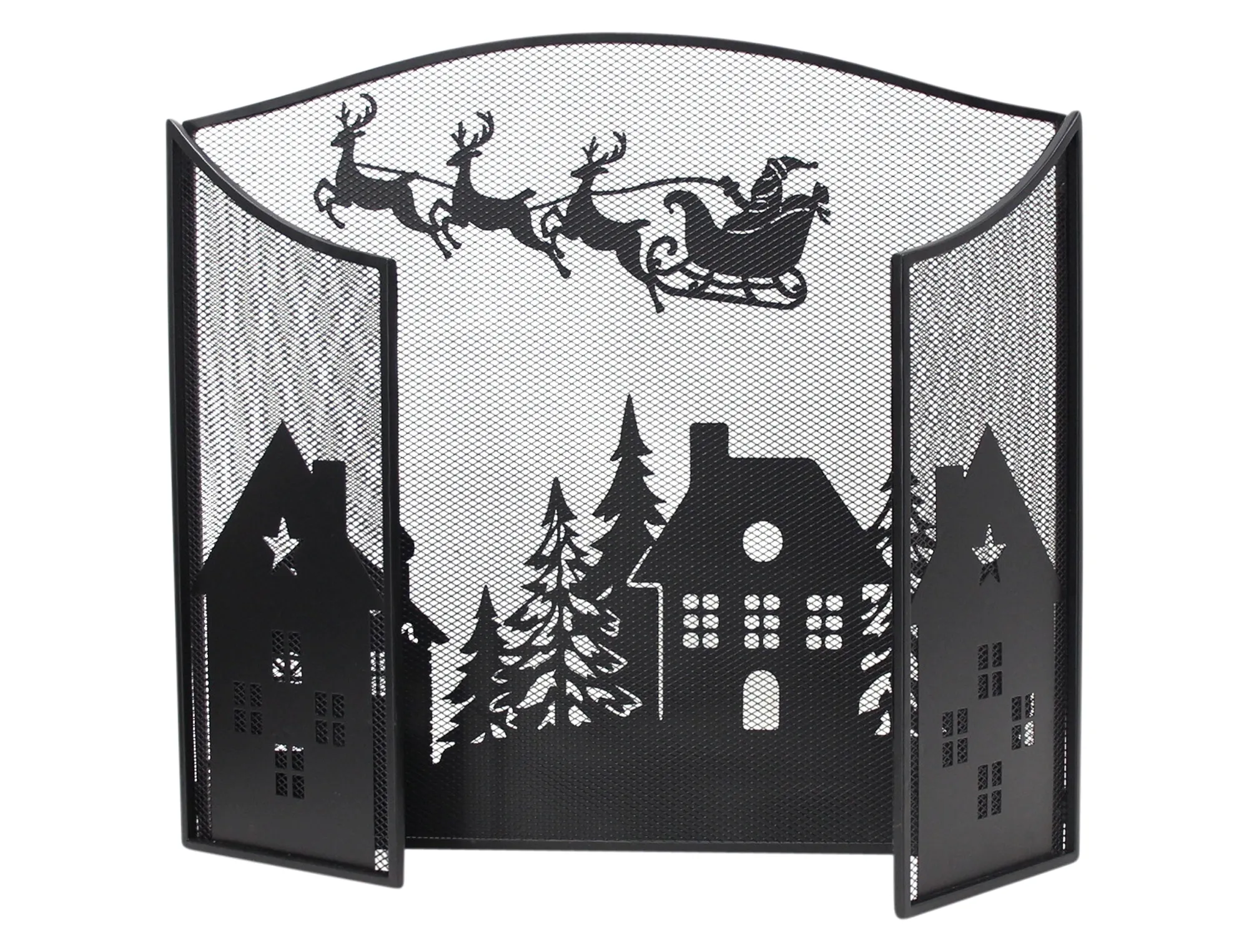 Kamindeko "Christmas Time"  im Frank Flechtwaren Online Shop für Kaminkonsolen kaufen