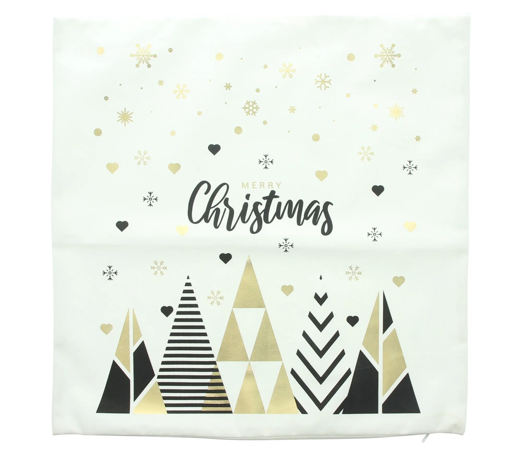 Kissenhülle "Black'n'Gold"  im Frank Flechtwaren Online Shop für Weihnachtliche Kissen &amp; Kissenhüllen kaufen