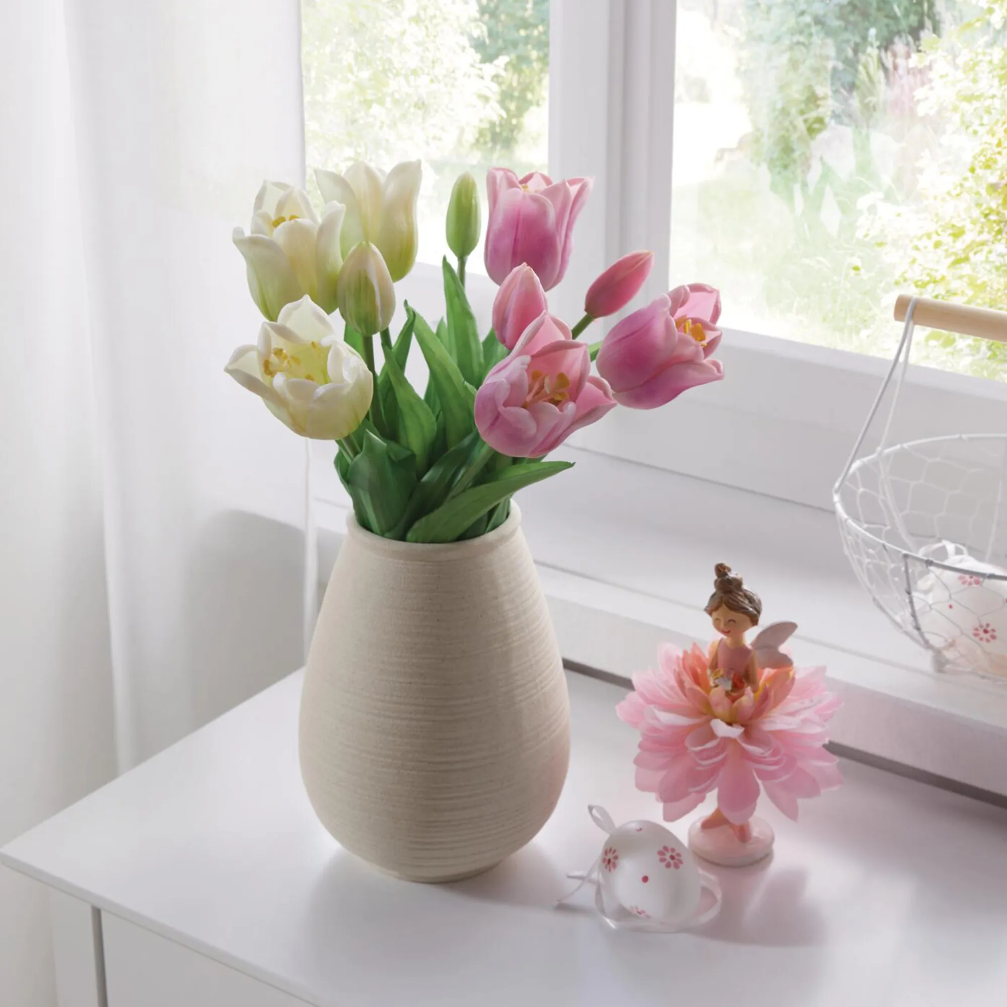 Tulpe "Rosa", 5er Set  im Frank Flechtwaren Online Shop für Geschenke-Tipps kaufen