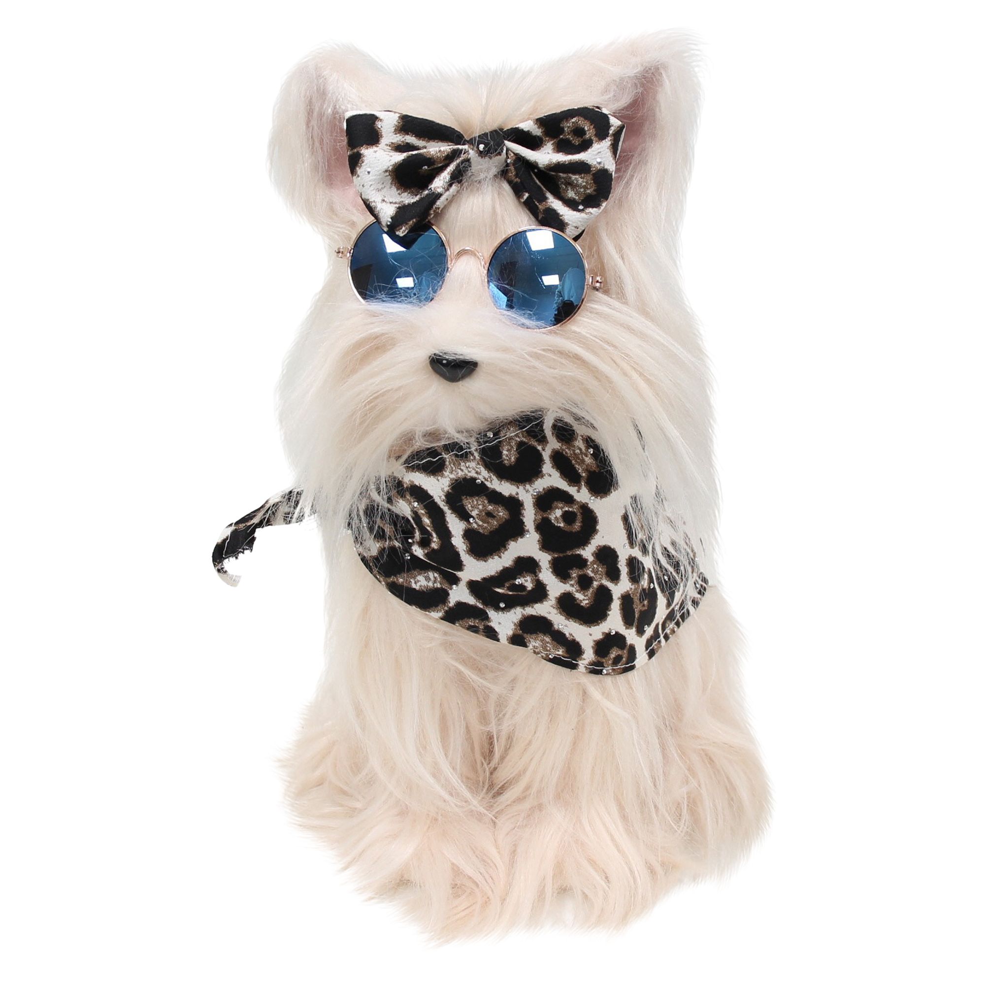 Deko-Figur "Hündchen Leonore"  im Frank Flechtwaren Online Shop für Animal Print kaufen