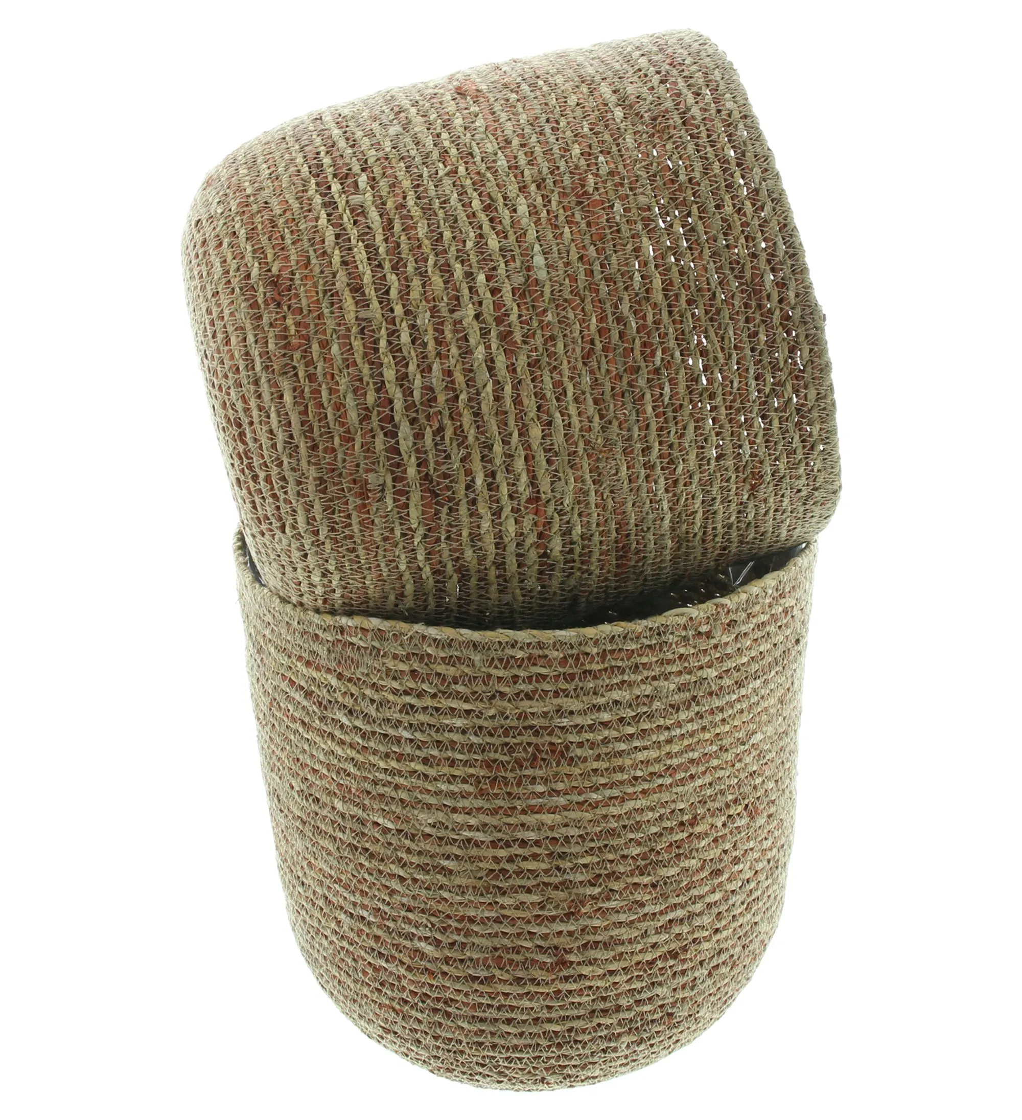 Pflanzkorb "Terra", 2er Set  im Frank Flechtwaren Online Shop für Ibiza-Vibes kaufen