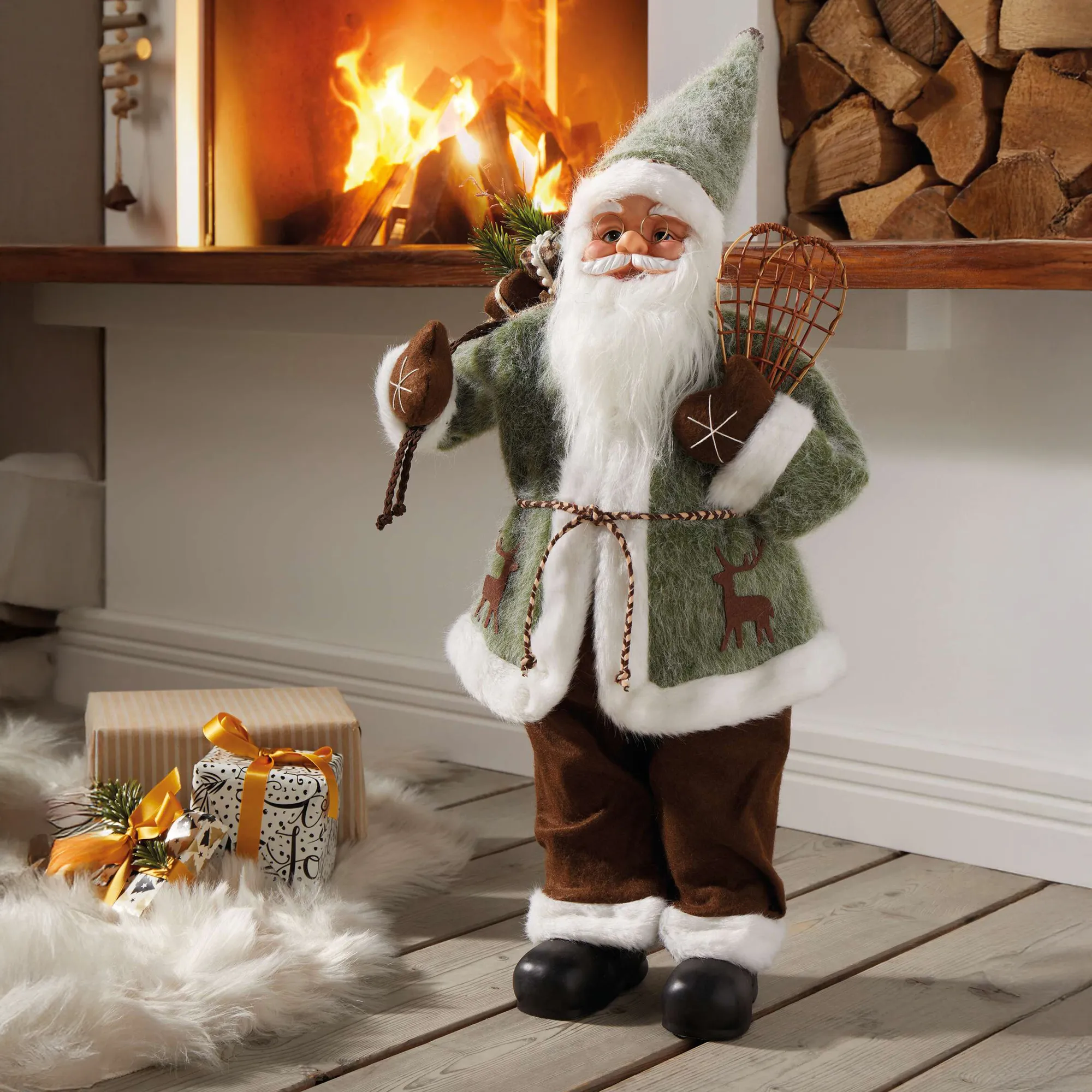 Santa "Schneeschuhe"  im Frank Flechtwaren Online Shop kaufen