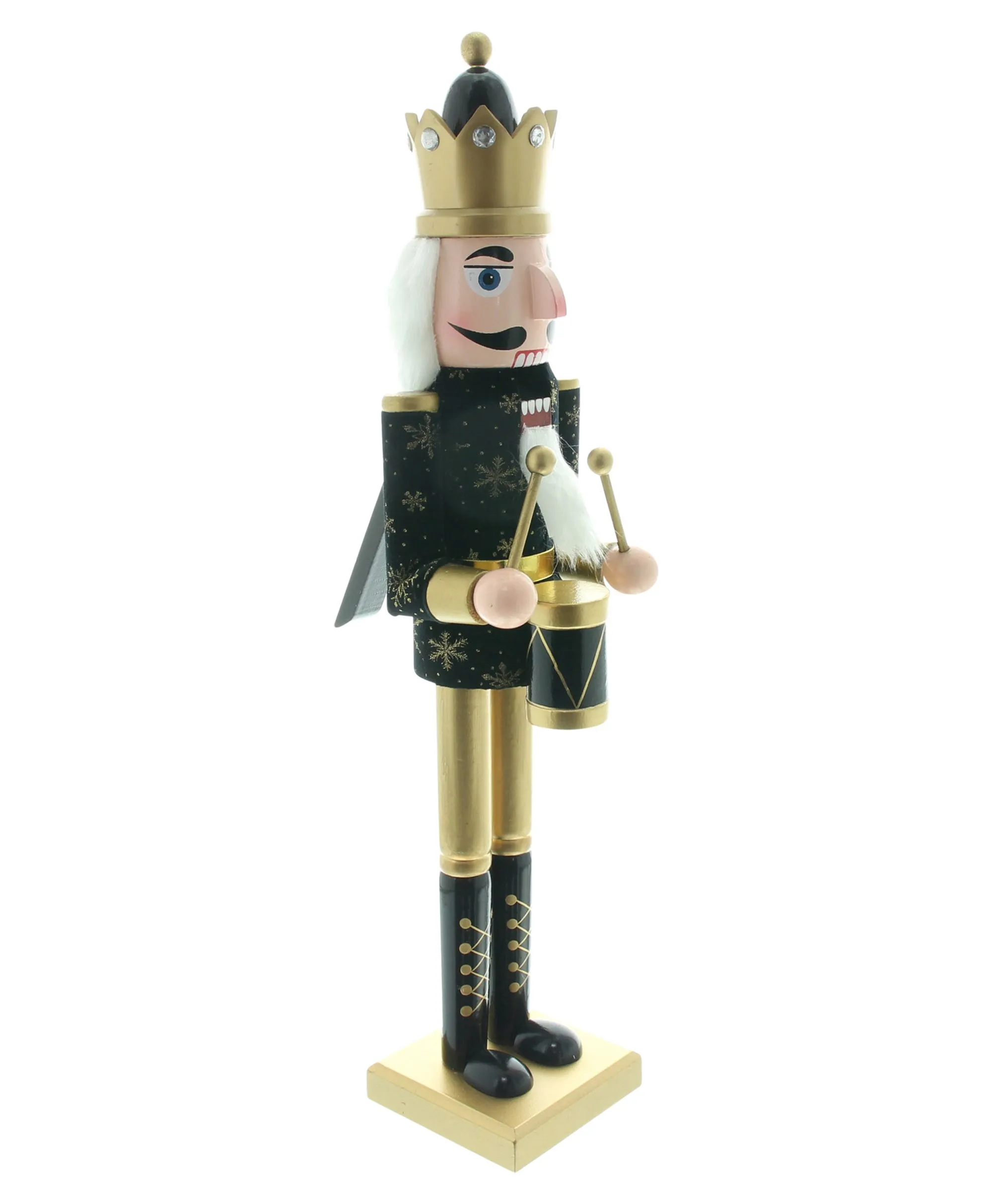 Deko-Nussknacker "King Drum"  im Frank Flechtwaren Online Shop für Weihnachtliche Dekofiguren kaufen