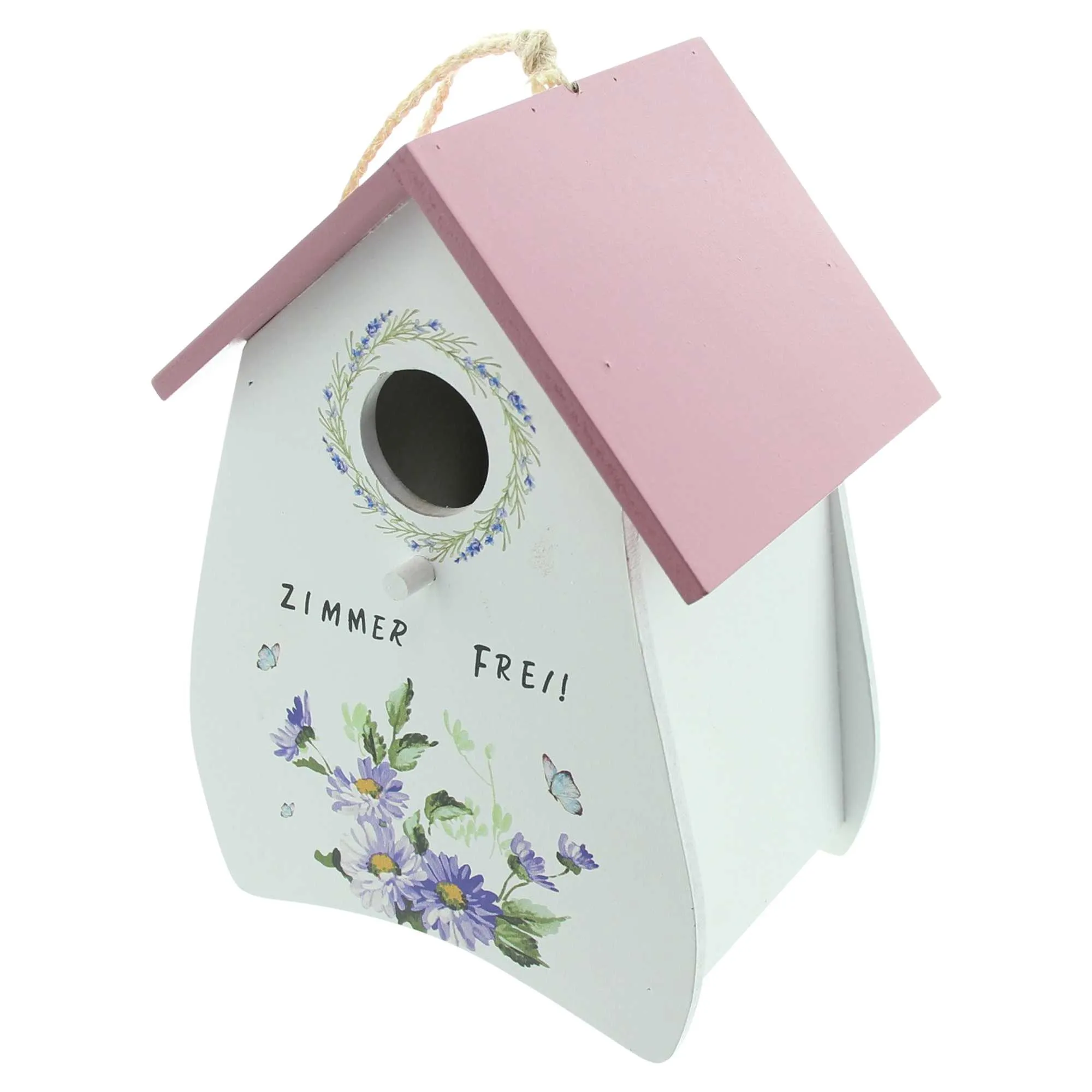 Vogelhaus "Zimmer frei"  im Frank Flechtwaren Online Shop für Bunte Osterzeit kaufen