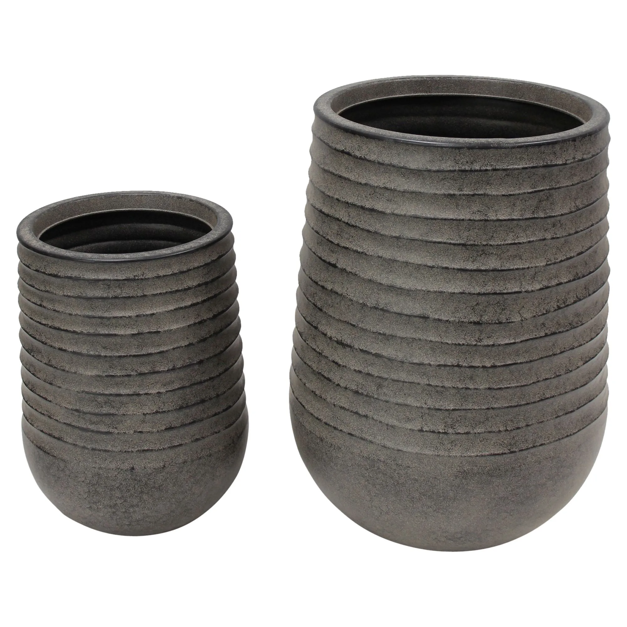 Übertopf "Wellen", 2er Set  im Frank Flechtwaren Online Shop für Übertöpfe kaufen