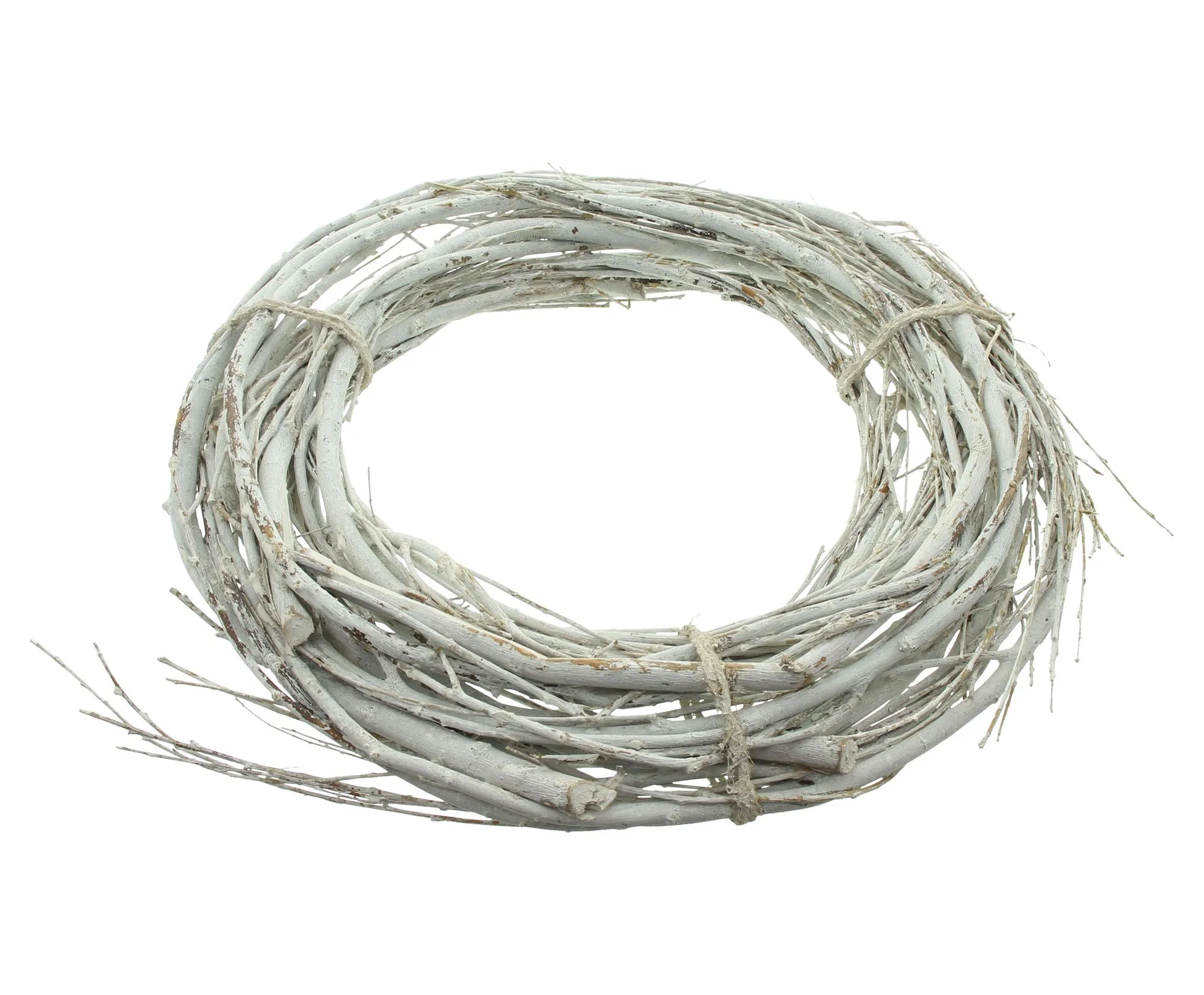 Reisigkranz "White Charme"  im Frank Flechtwaren Online Shop für Shabby Chic kaufen