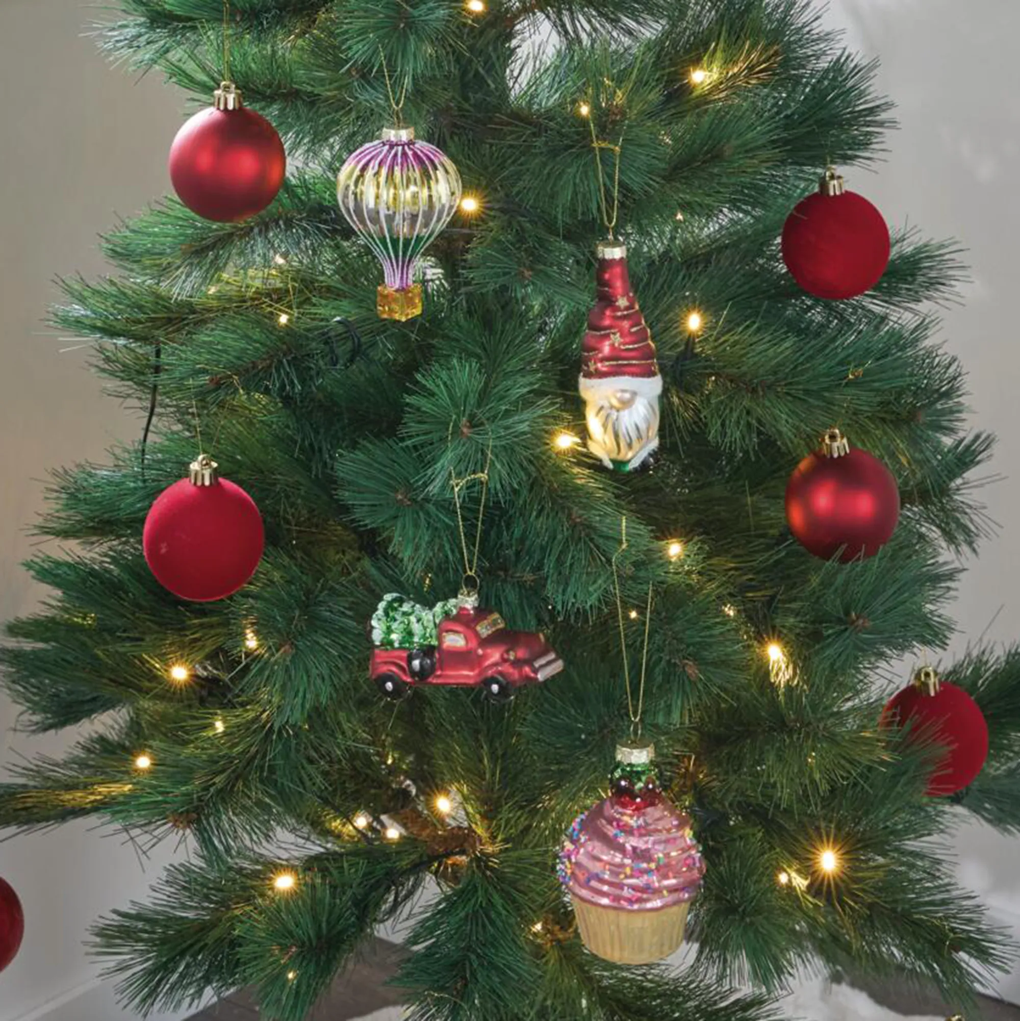 Christbaumschmuck "Fancy", 4er Set  im Frank Flechtwaren Online Shop für Dekohänger  kaufen