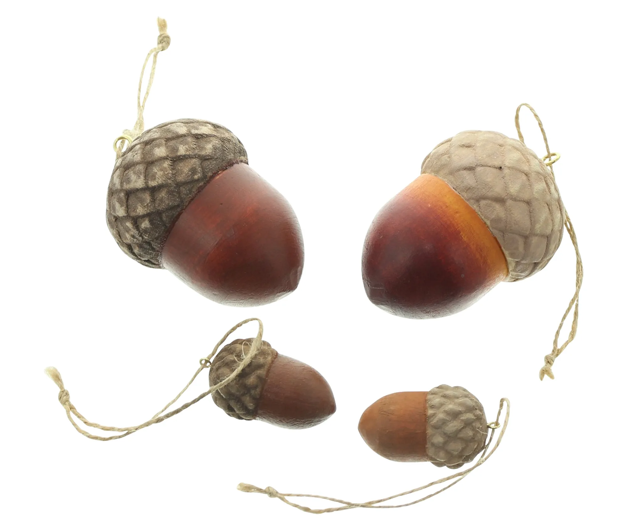 Hänger "Eichel", 4er Set  im Frank Flechtwaren Online Shop für Herbstliche Dekohänger kaufen
