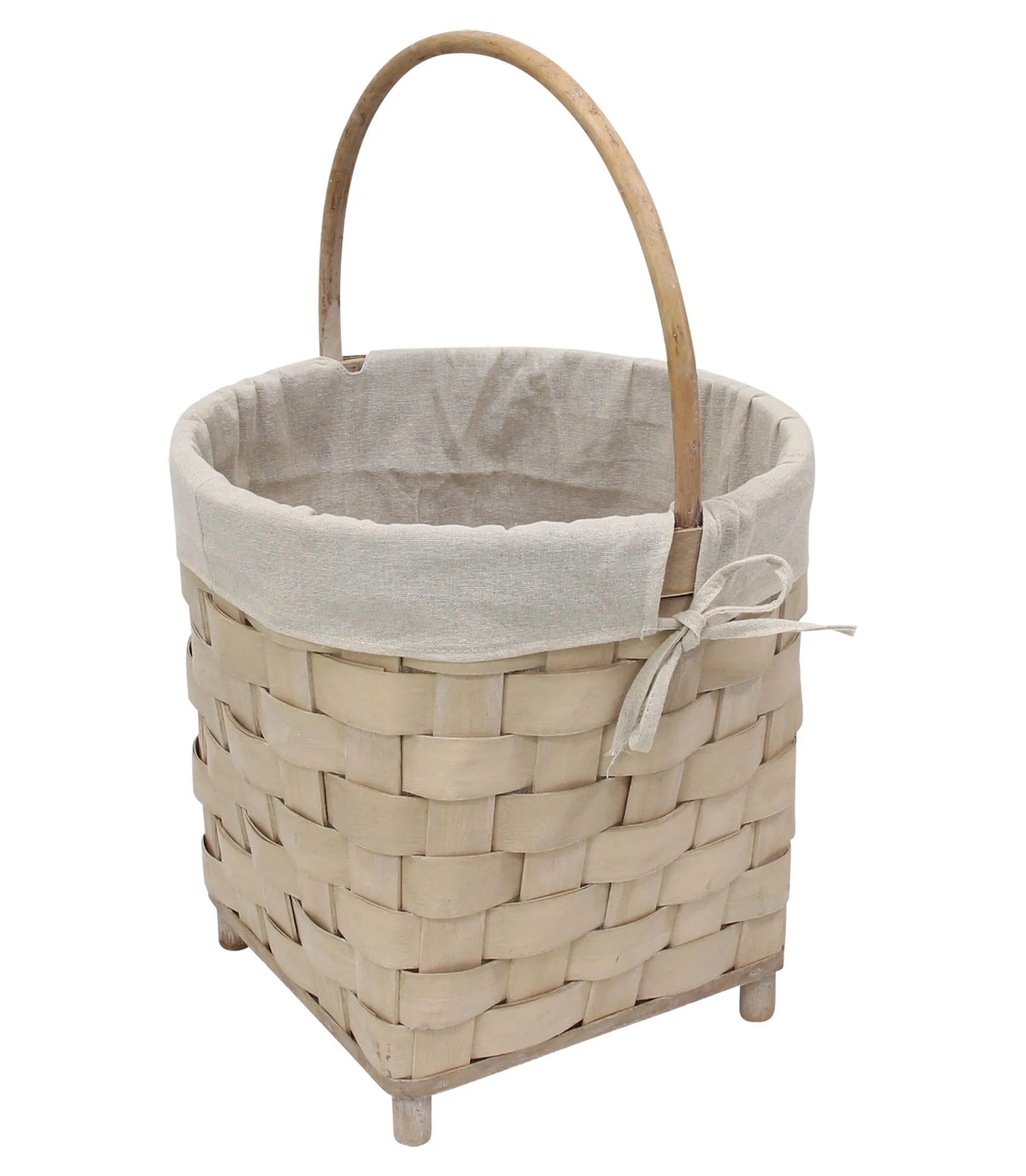 Bügelkorb "Holzspan"  im Frank Flechtwaren Online Shop für Weihnachtliches Chalet kaufen