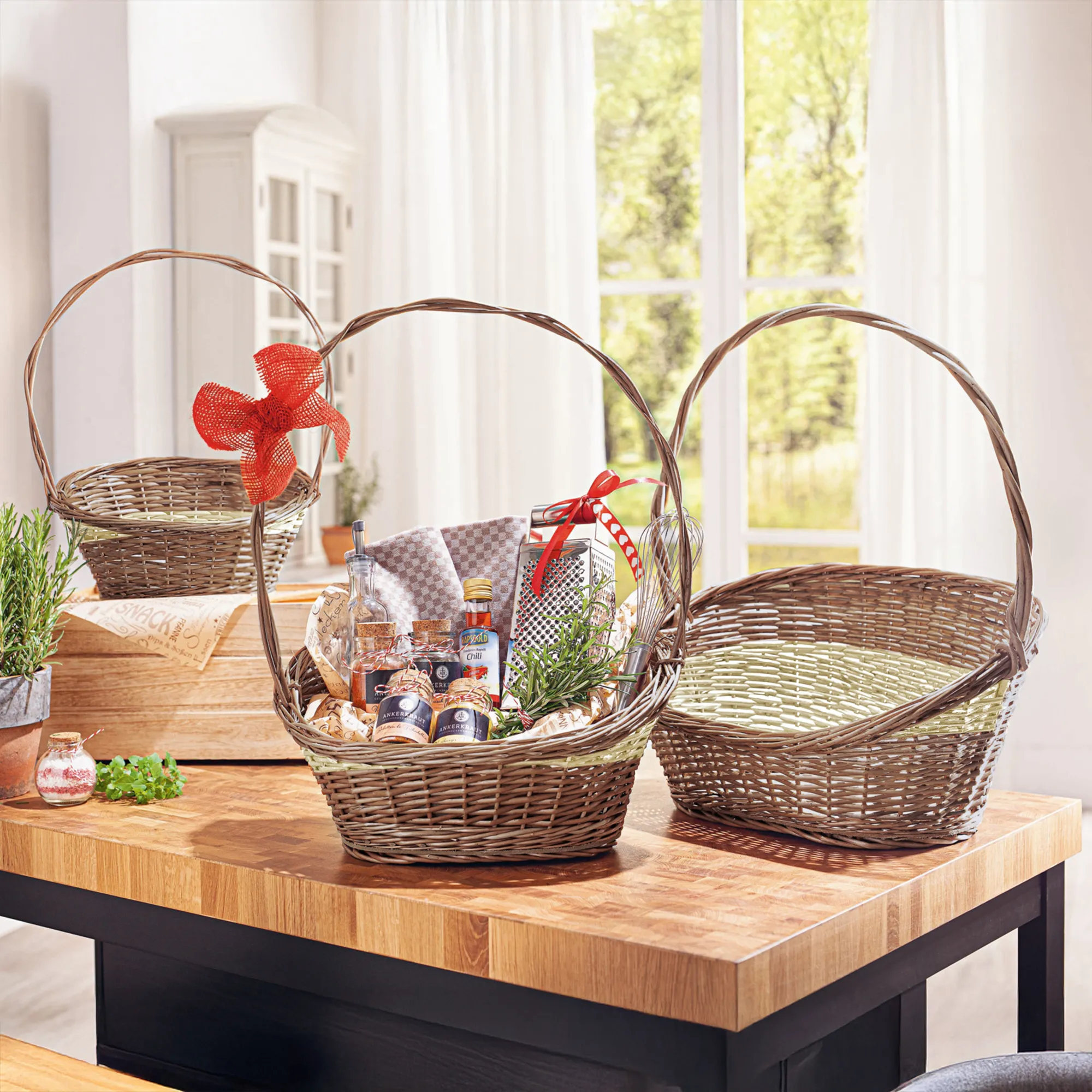 Präsentkorb "Natur"  im Frank Flechtwaren Online Shop kaufen