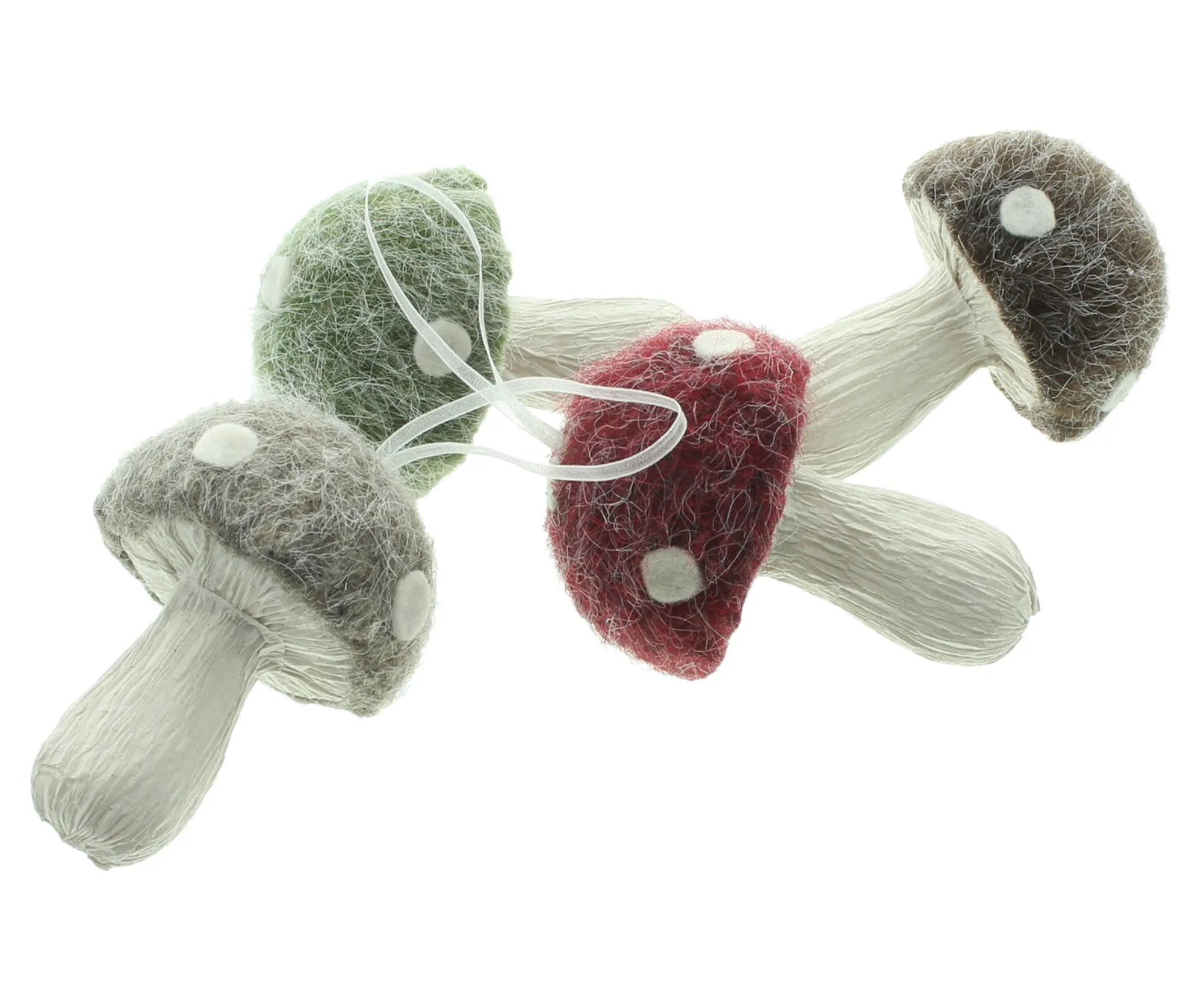 Deko-Hänger "Pilzchen", 4er Set  im Frank Flechtwaren Online Shop für Herbstliche Dekohänger kaufen