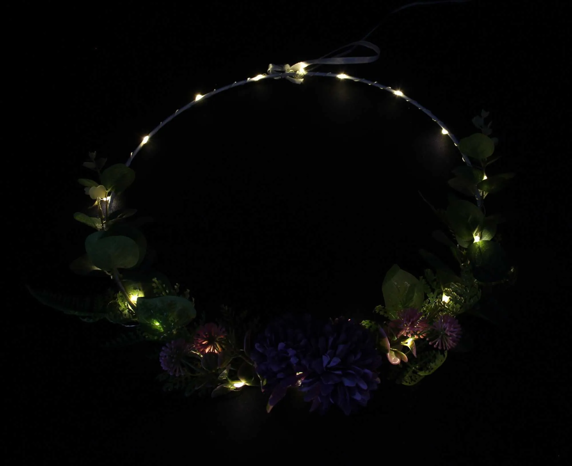 LED-Ring "Blumen"  im Frank Flechtwaren Online Shop für Bunte Osterzeit kaufen