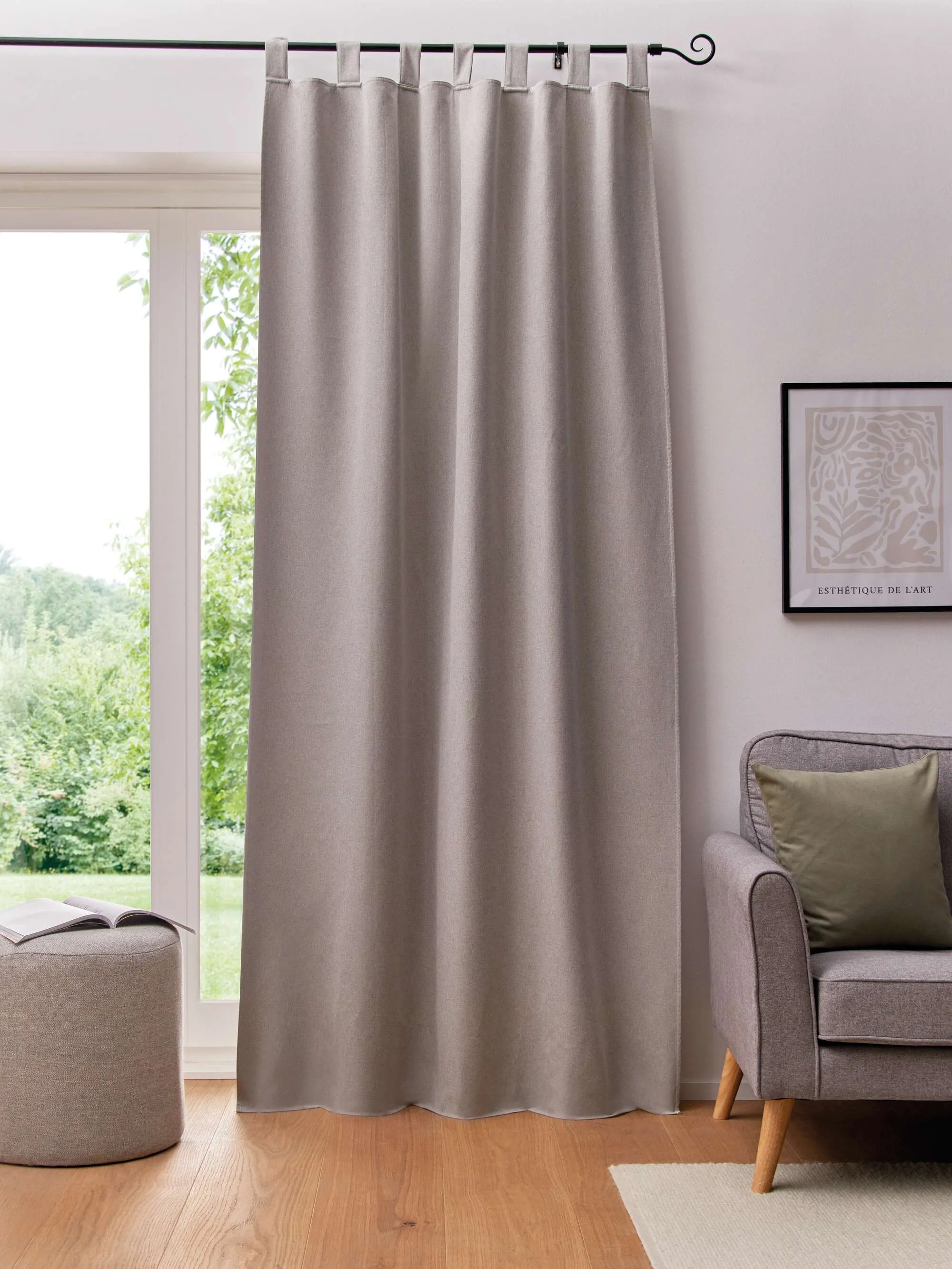 Vorhang "Basic"  im Frank Flechtwaren Online Shop für Fenstervorhänge kaufen