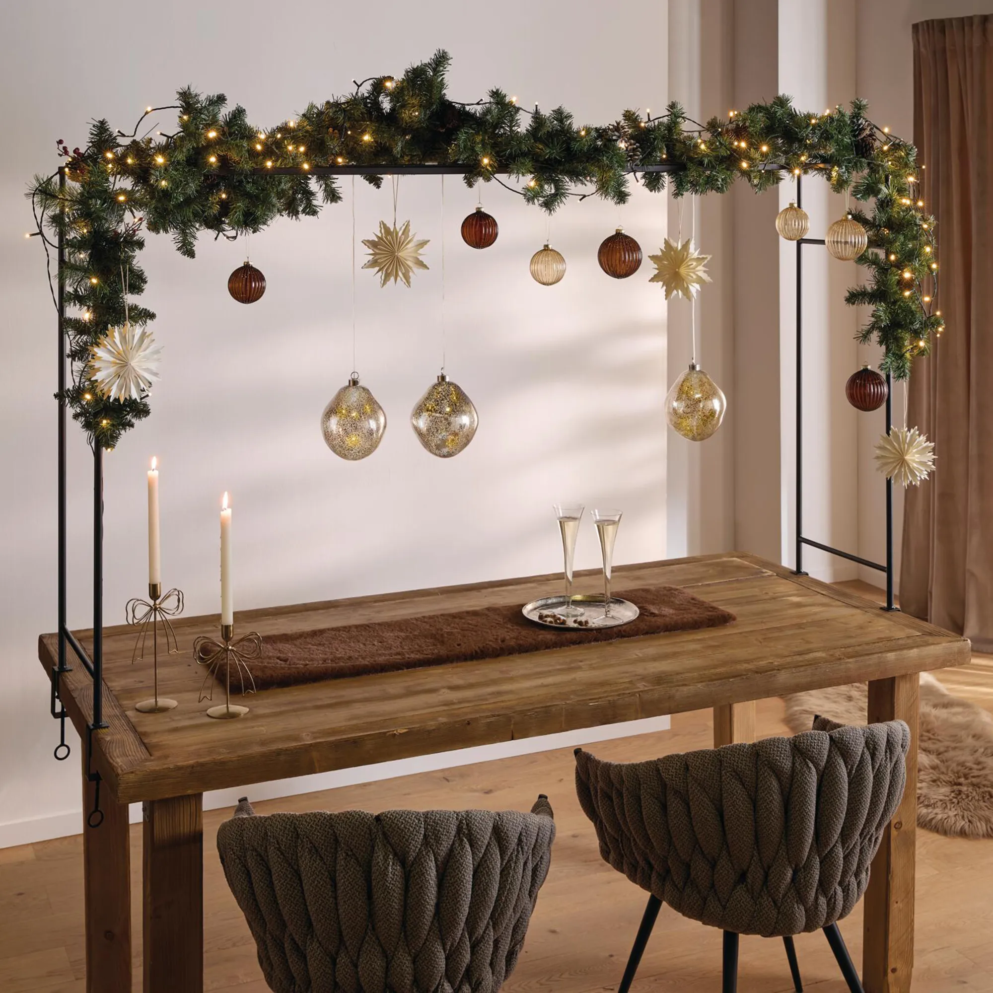 LED-Hänger "Organic"  im Frank Flechtwaren Online Shop für Dekohänger  kaufen