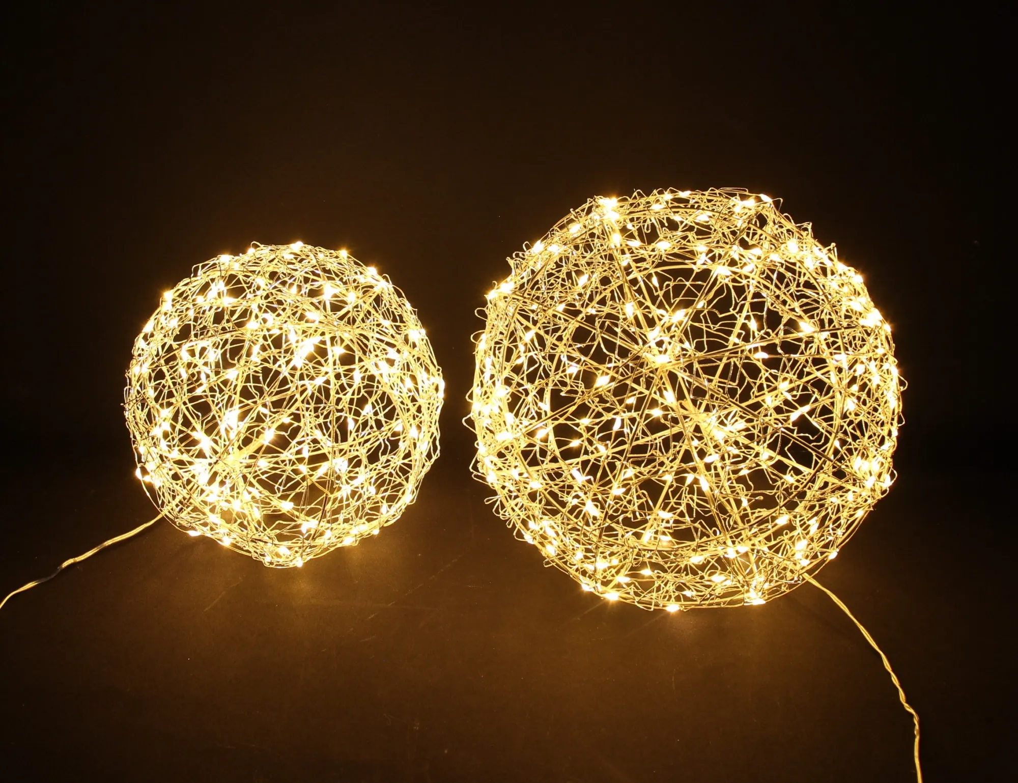 LED-Kugel "Glow", 2er Set  im Frank Flechtwaren Online Shop für Balkonien kaufen