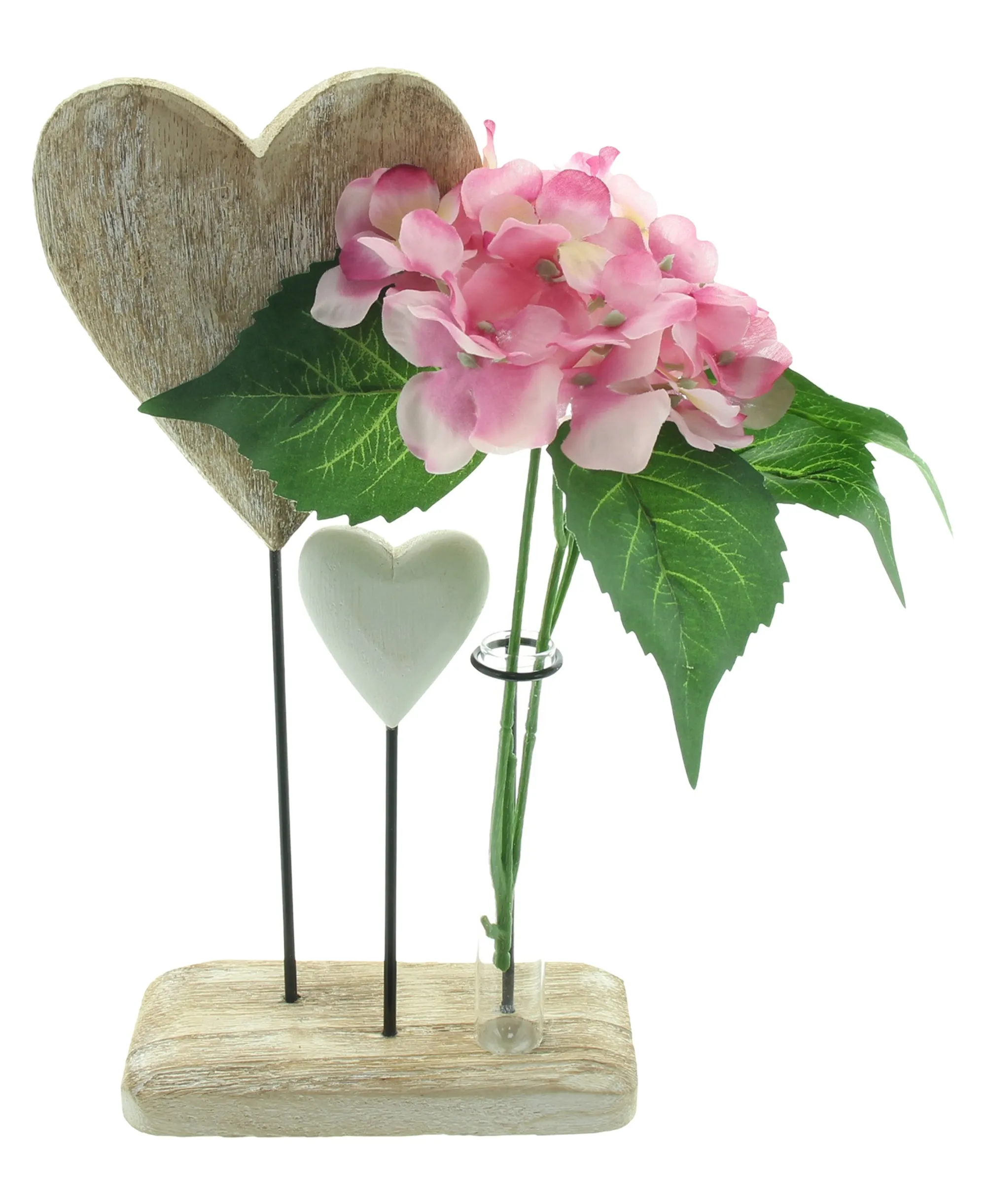 Board "Herzchen mit Vase"  im Frank Flechtwaren Online Shop für Herzflattern kaufen
