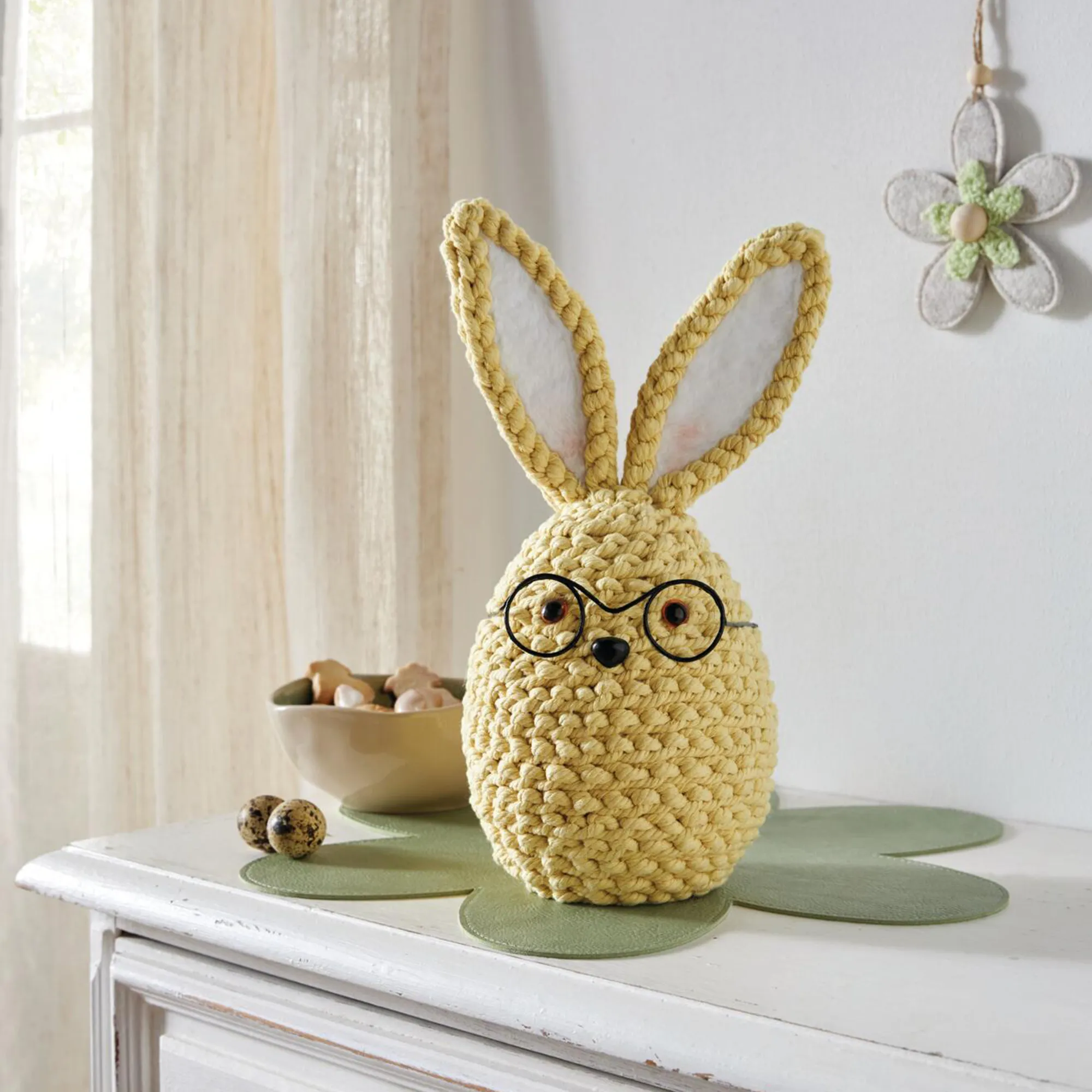 Hasenfigur "Professor Hoppel"  im Frank Flechtwaren Online Shop kaufen