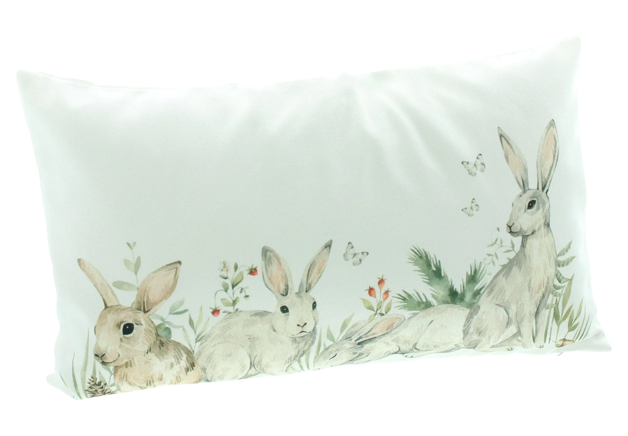 Kissenhülle "Hasenhorde"  im Frank Flechtwaren Online Shop für Österliche Kissen &amp; Kissenhüllen kaufen
