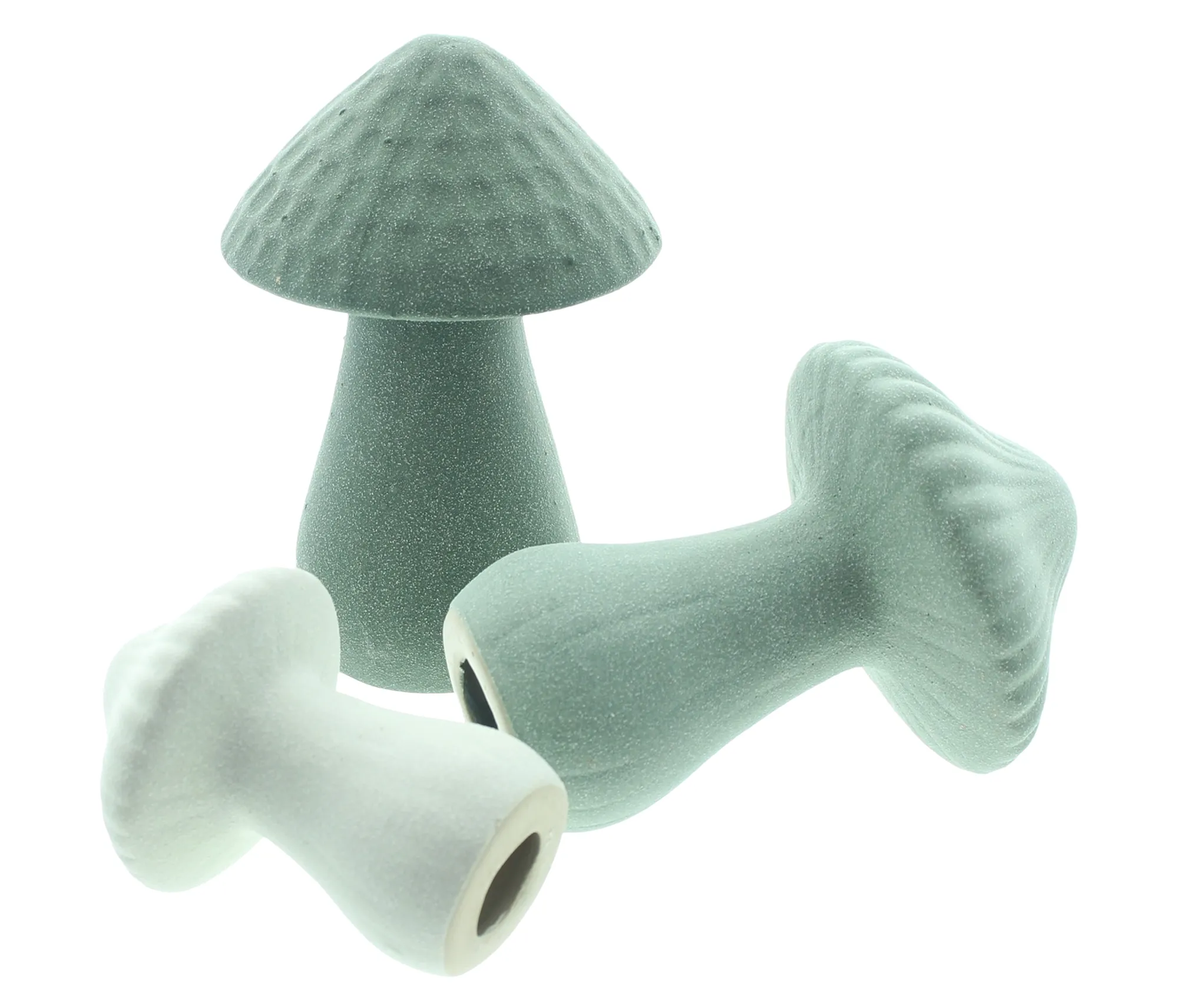 Pilz "Grün", 3er Set  im Frank Flechtwaren Online Shop für Dekopilze kaufen