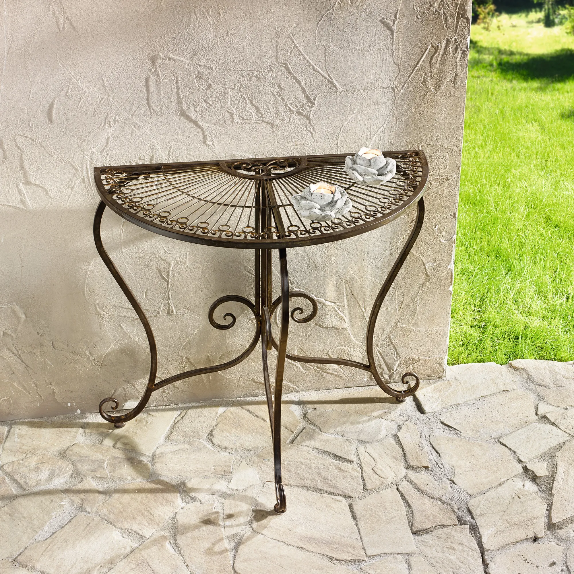Konsole "Provencal"  im Frank Flechtwaren Online Shop für Gartentische kaufen