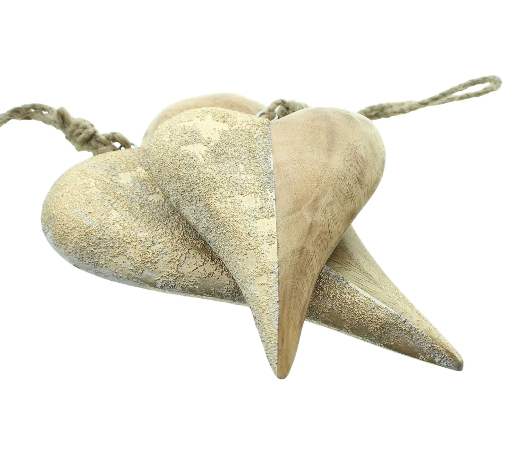 Hänger "Herz", 2er Set  im Frank Flechtwaren Online Shop für Weihnachtliches Chalet kaufen