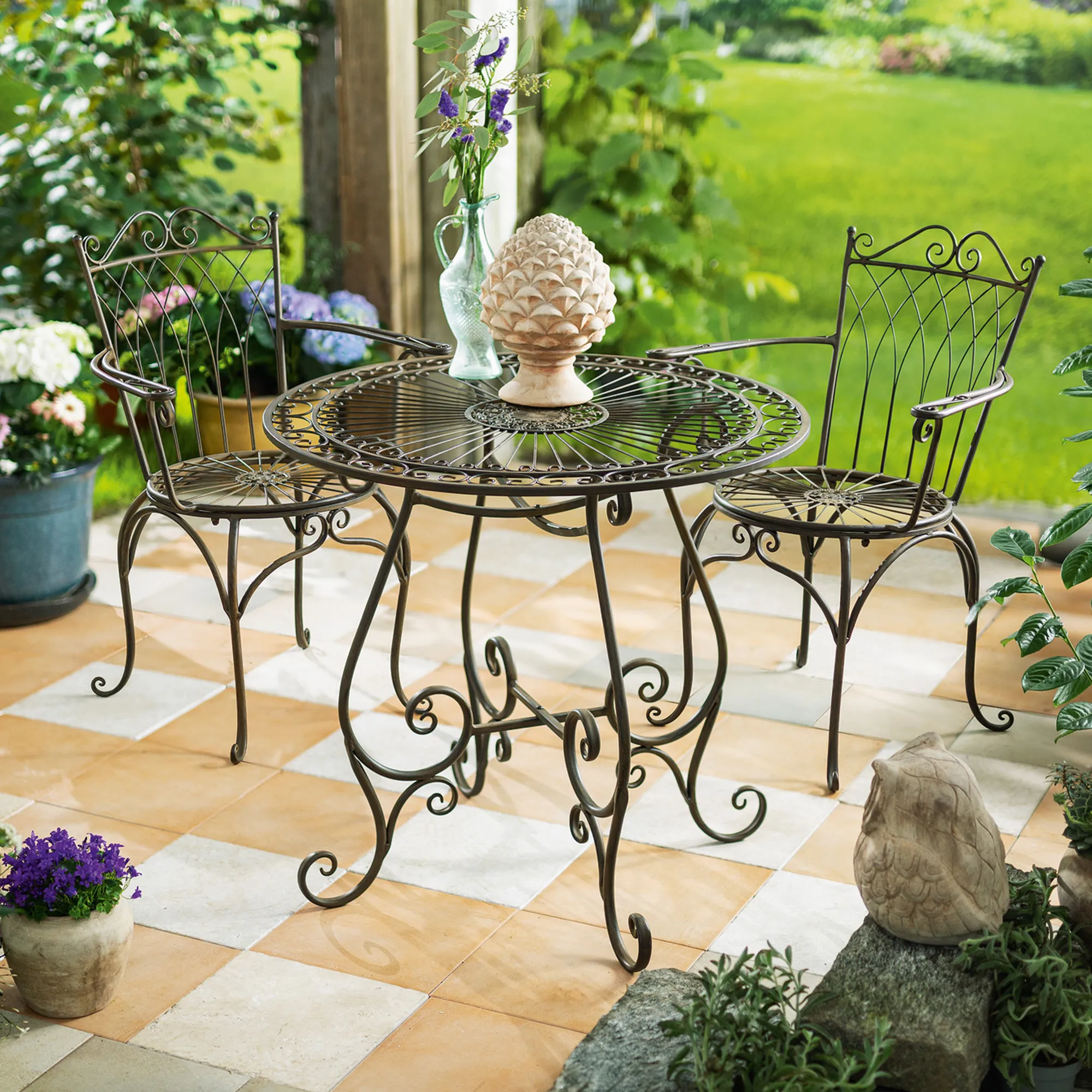 Bistro-Set "Flair", 3tlg.  im Frank Flechtwaren Online Shop kaufen