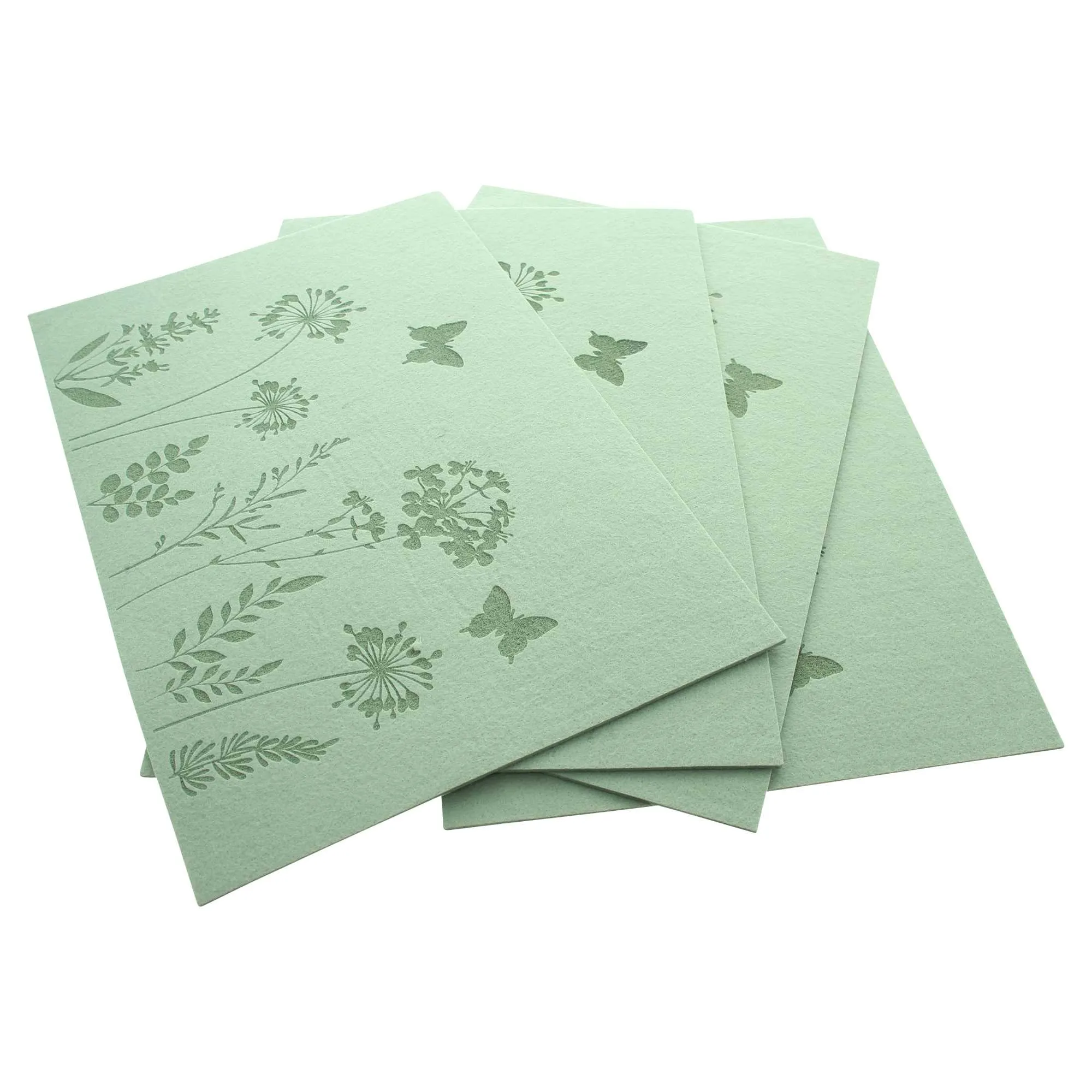 Platzmatte "Blumenwiese", 4er Set  im Frank Flechtwaren Online Shop für Natur &amp; Grün kaufen