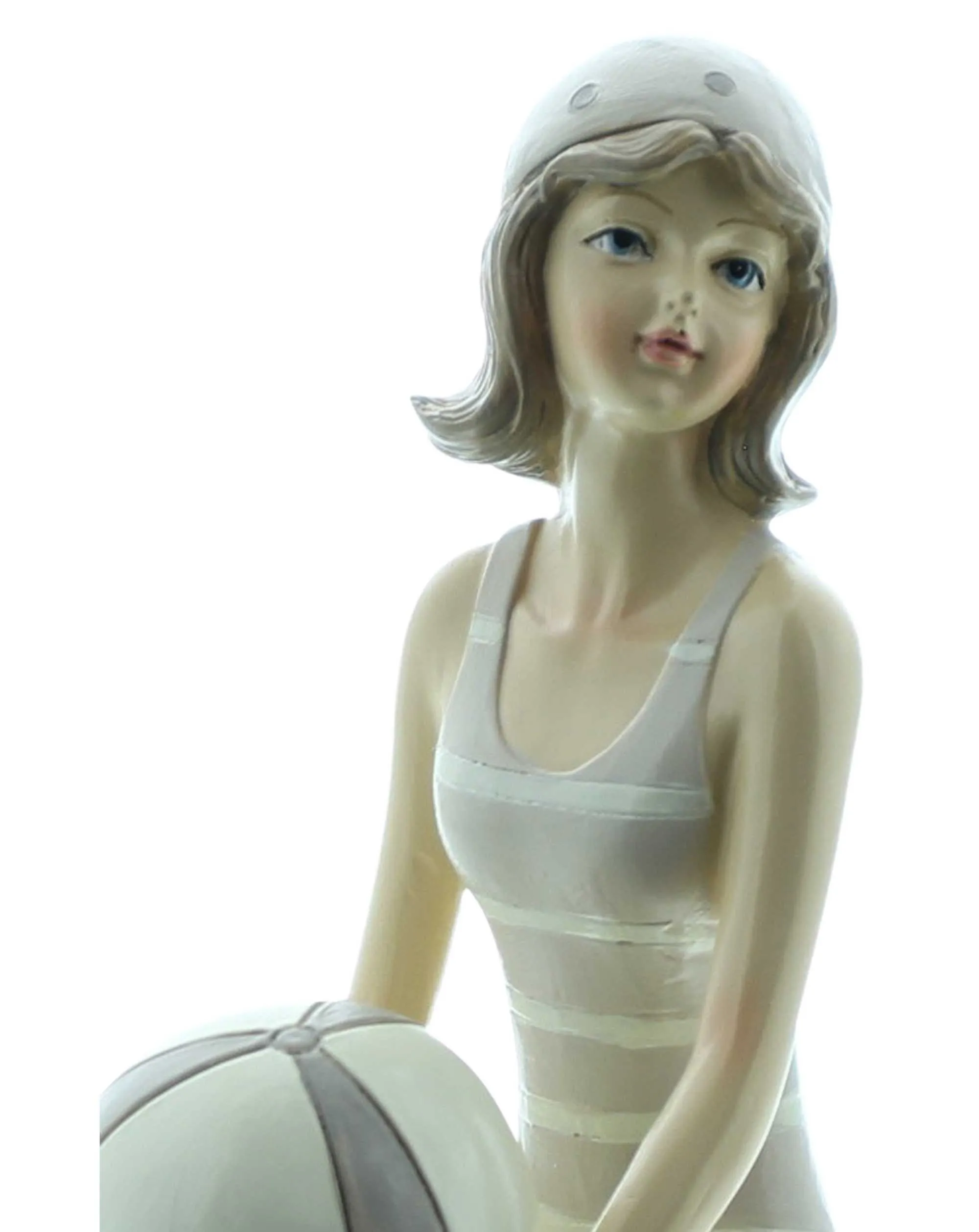 Figur "Stranddame"  im Frank Flechtwaren Online Shop für Dekofiguren kaufen