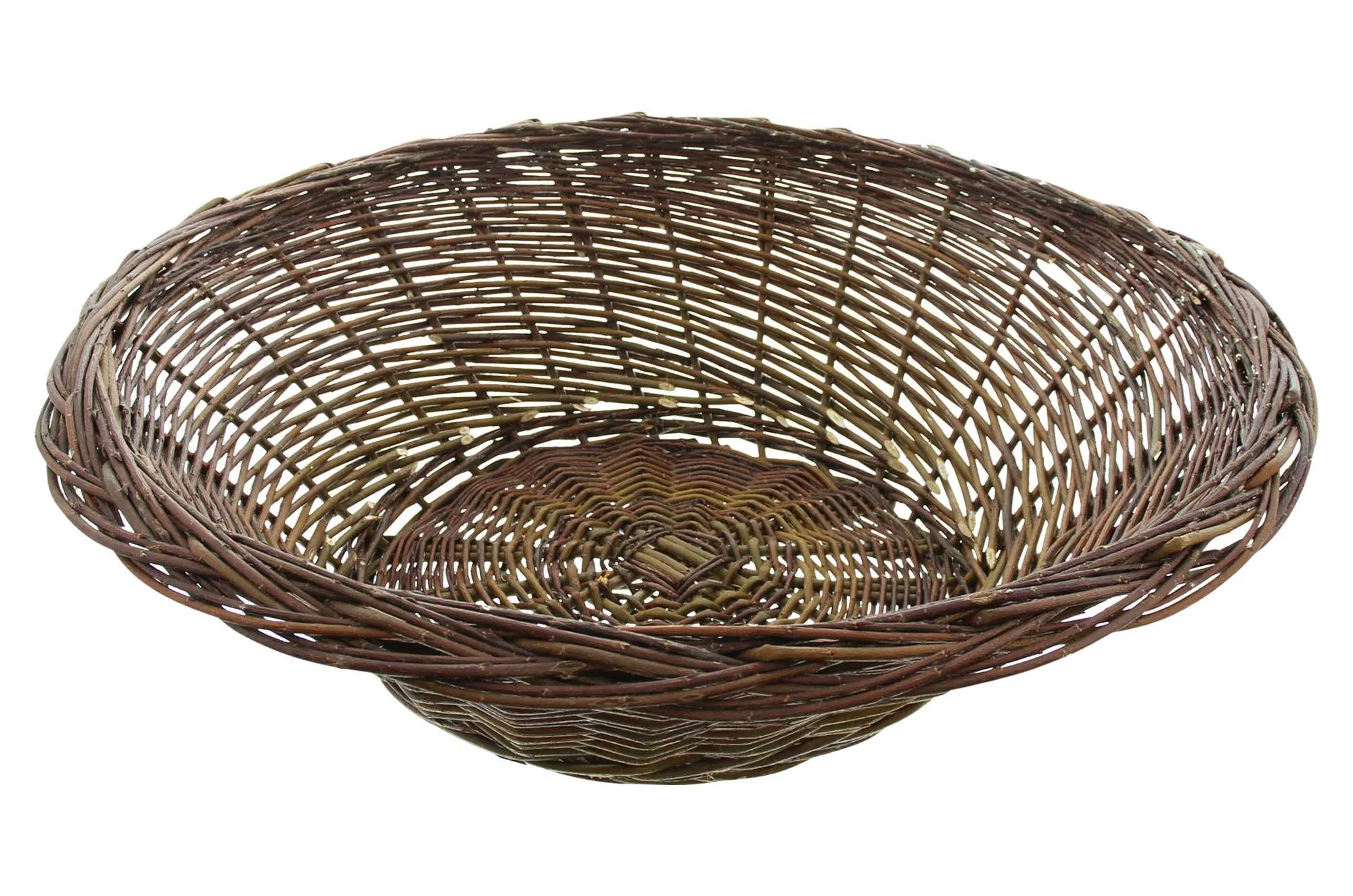 Auslagekorb "Naturweide", rund  im Frank Flechtwaren Online Shop für Ladendeko kaufen