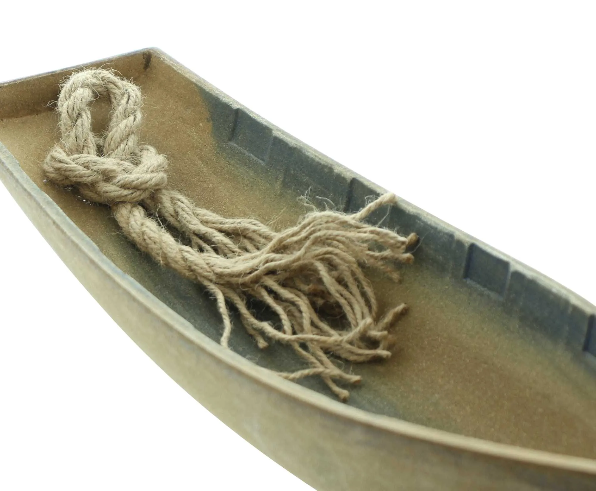 Boot "Holzoptik"  im Frank Flechtwaren Online Shop für Urlaubsfeeling kaufen