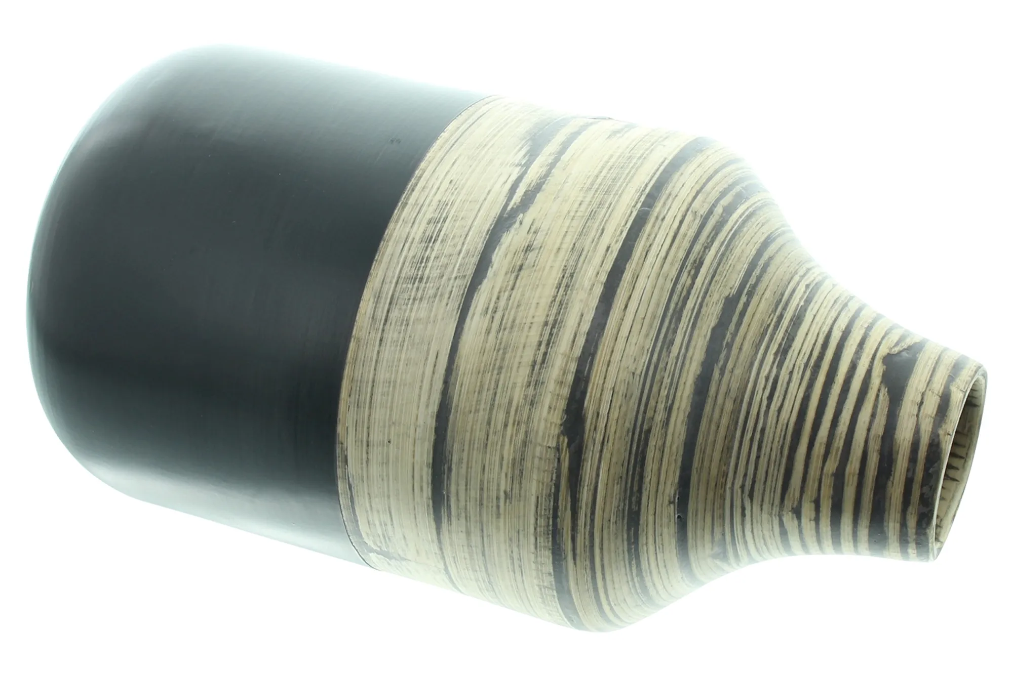 Dekovase "Black Bamboo"  im Frank Flechtwaren Online Shop für Dekovasen kaufen