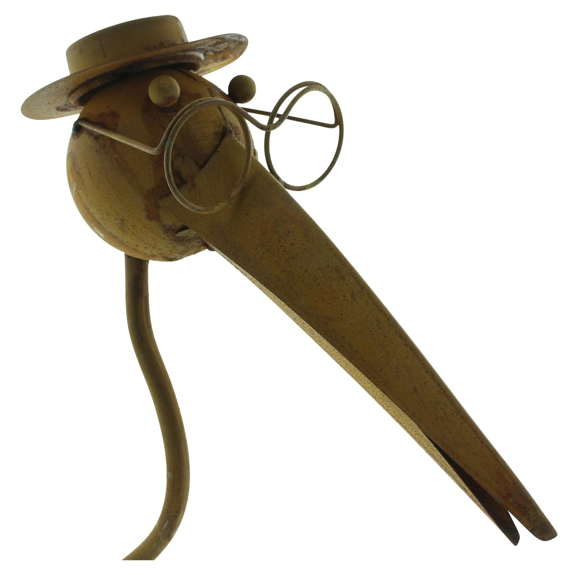 Solar-Vogel "Rost"  im Frank Flechtwaren Online Shop für Rostdeko für Ihren Garten kaufen