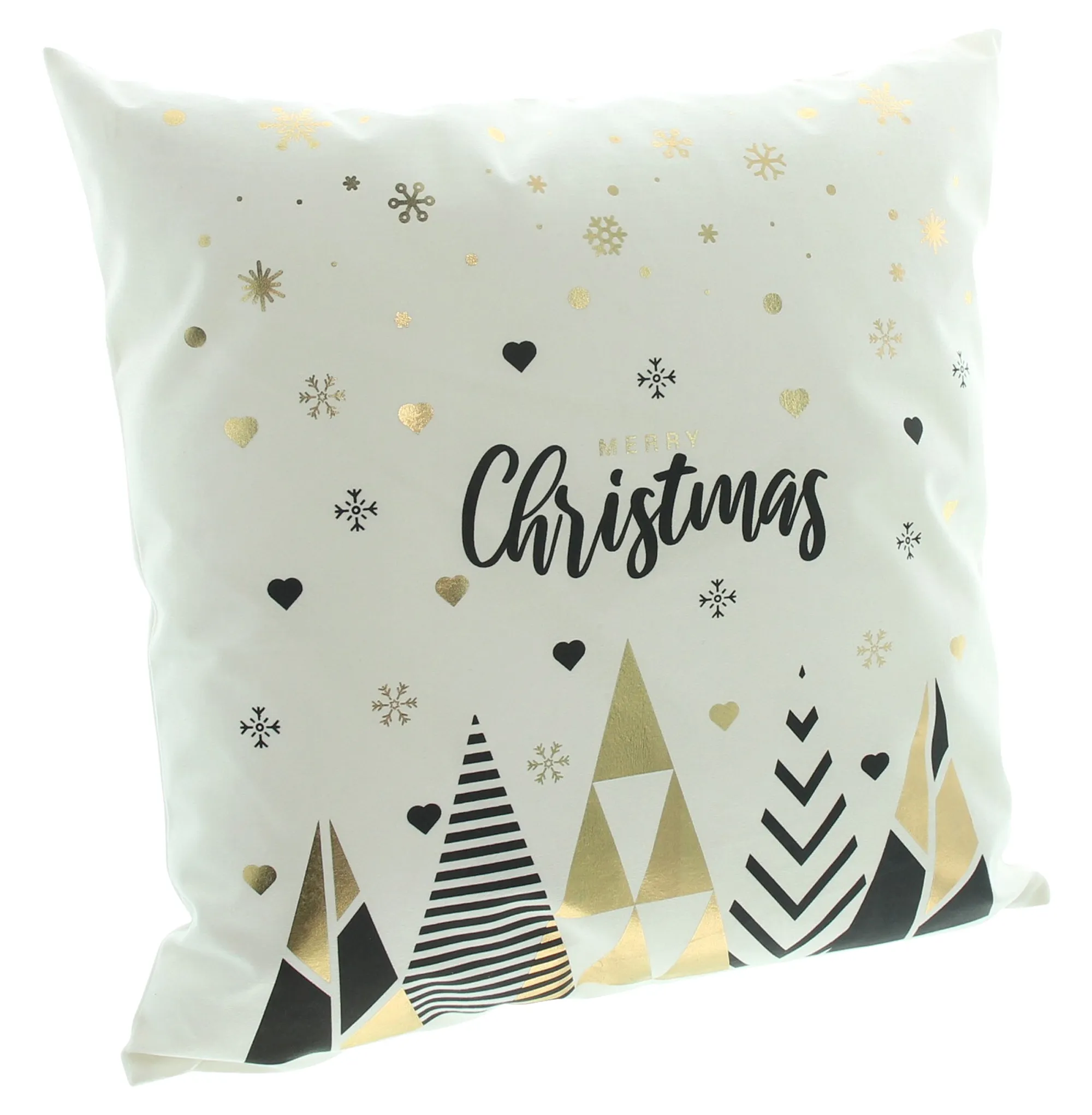 Kissenhülle "Black'n'Gold"  im Frank Flechtwaren Online Shop für Weihnachtliche Kissen &amp; Kissenhüllen kaufen