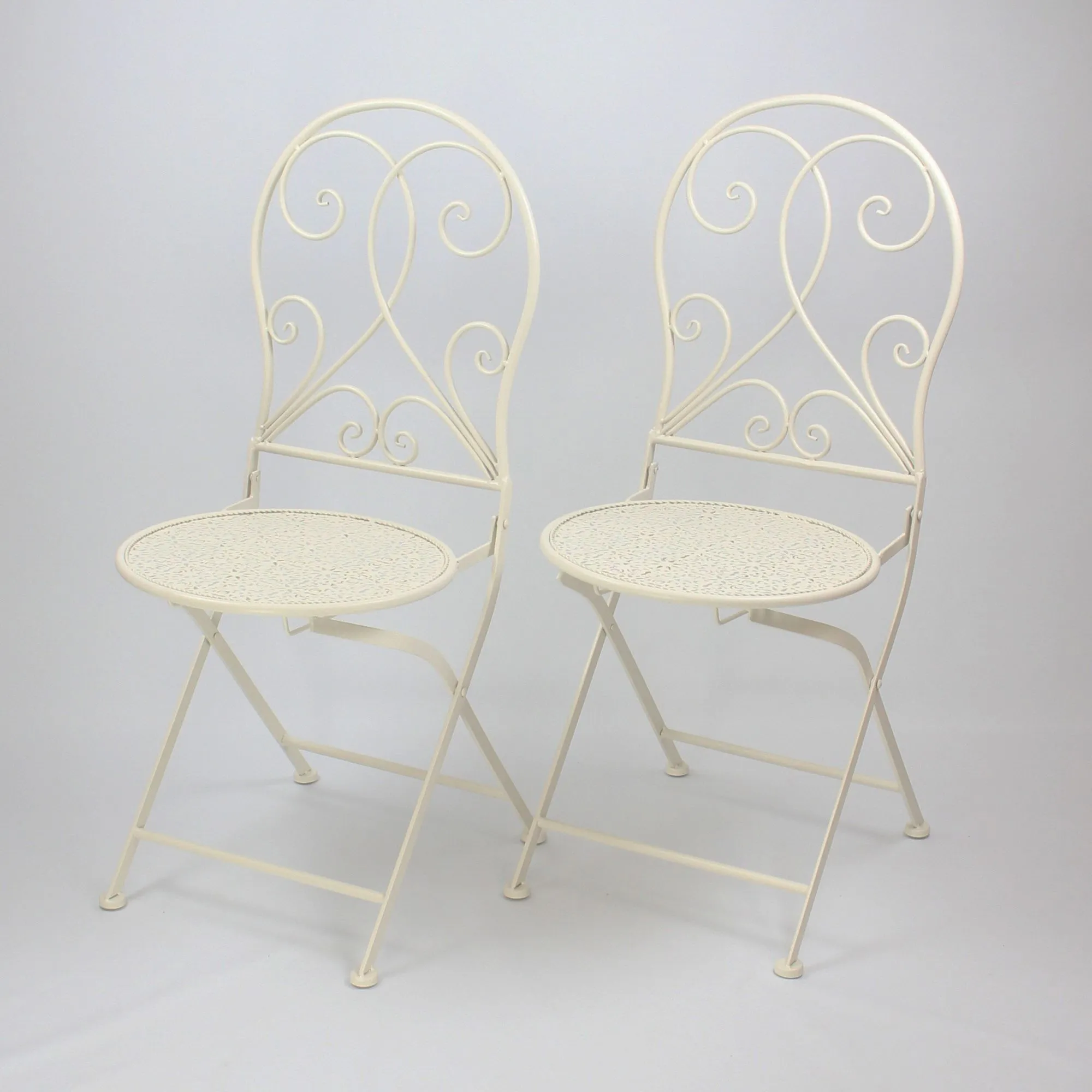 Bistro-Set "White Romance", 3tlg.  im Frank Flechtwaren Online Shop für Balkonien kaufen