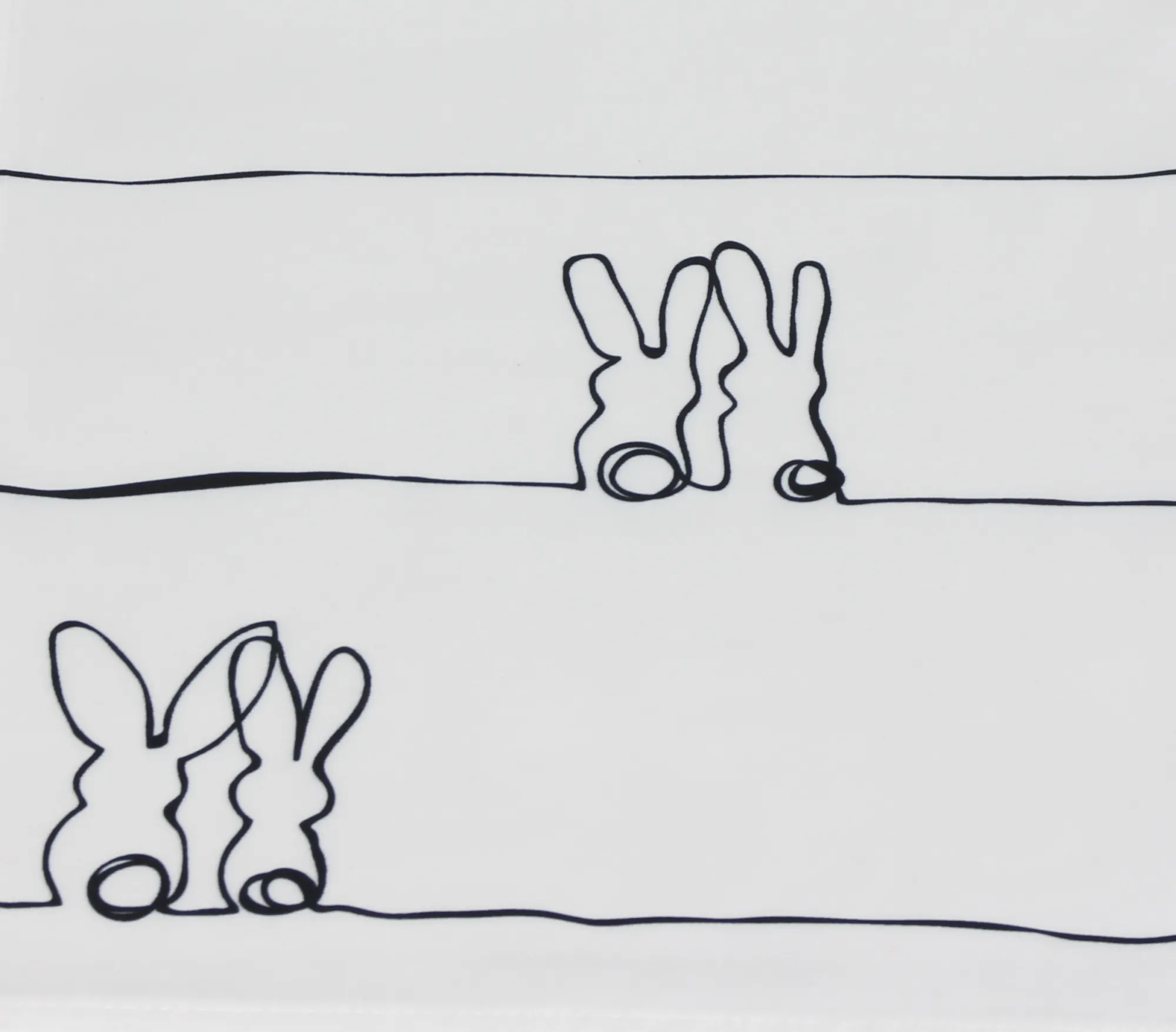 Tischläufer "Line-Art"  im Frank Flechtwaren Online Shop für Österliche Tischwäsche kaufen