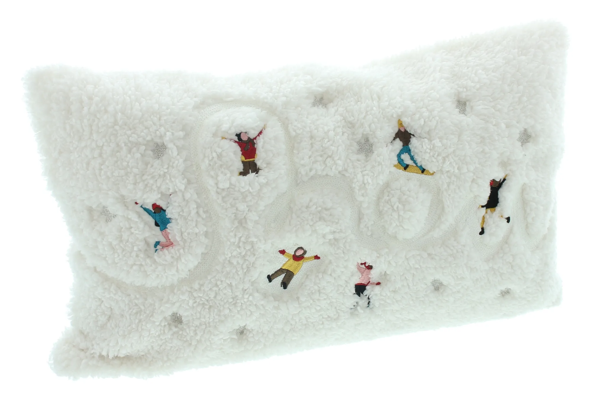Kissenhülle "Schneespaß"  im Frank Flechtwaren Online Shop für Hüttengaudi kaufen
