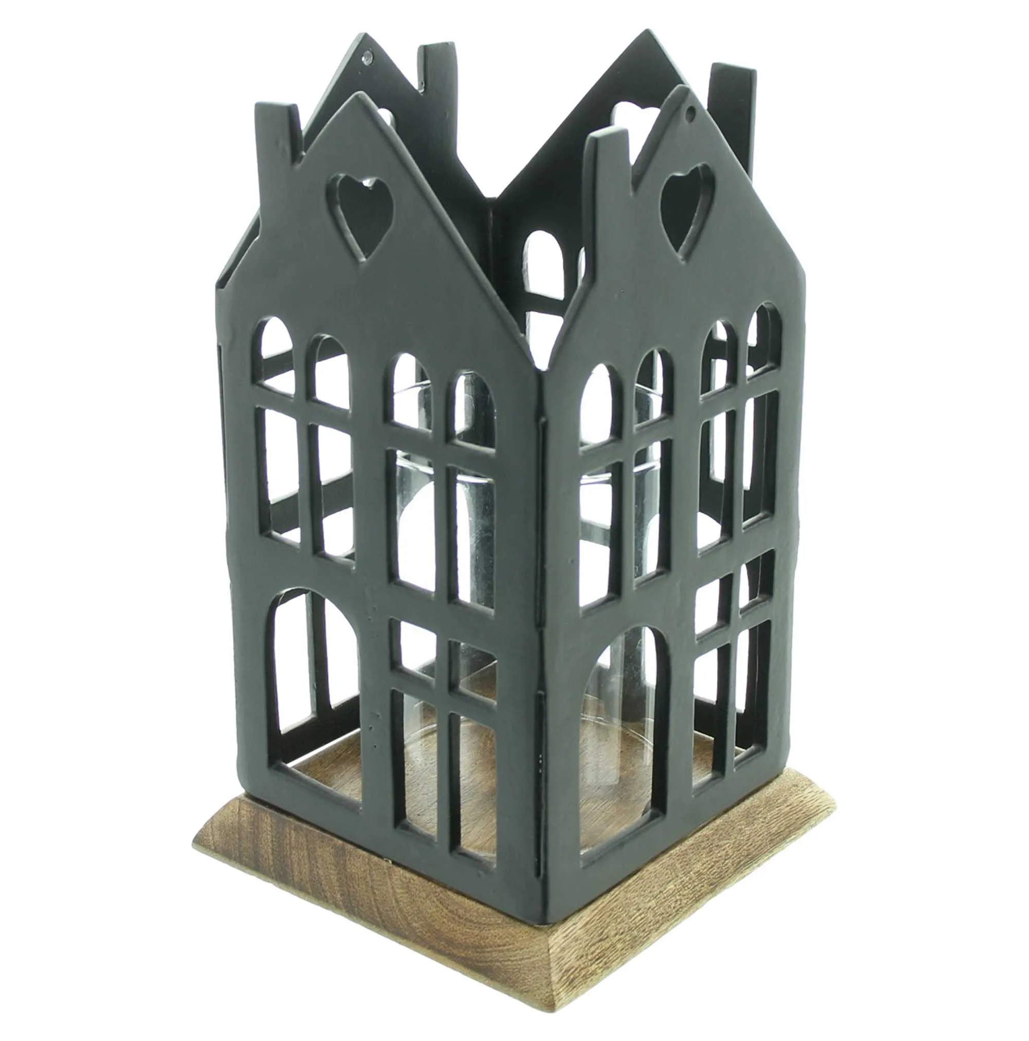Windlicht "Haus"  im Frank Flechtwaren Online Shop für Dekohäuser kaufen