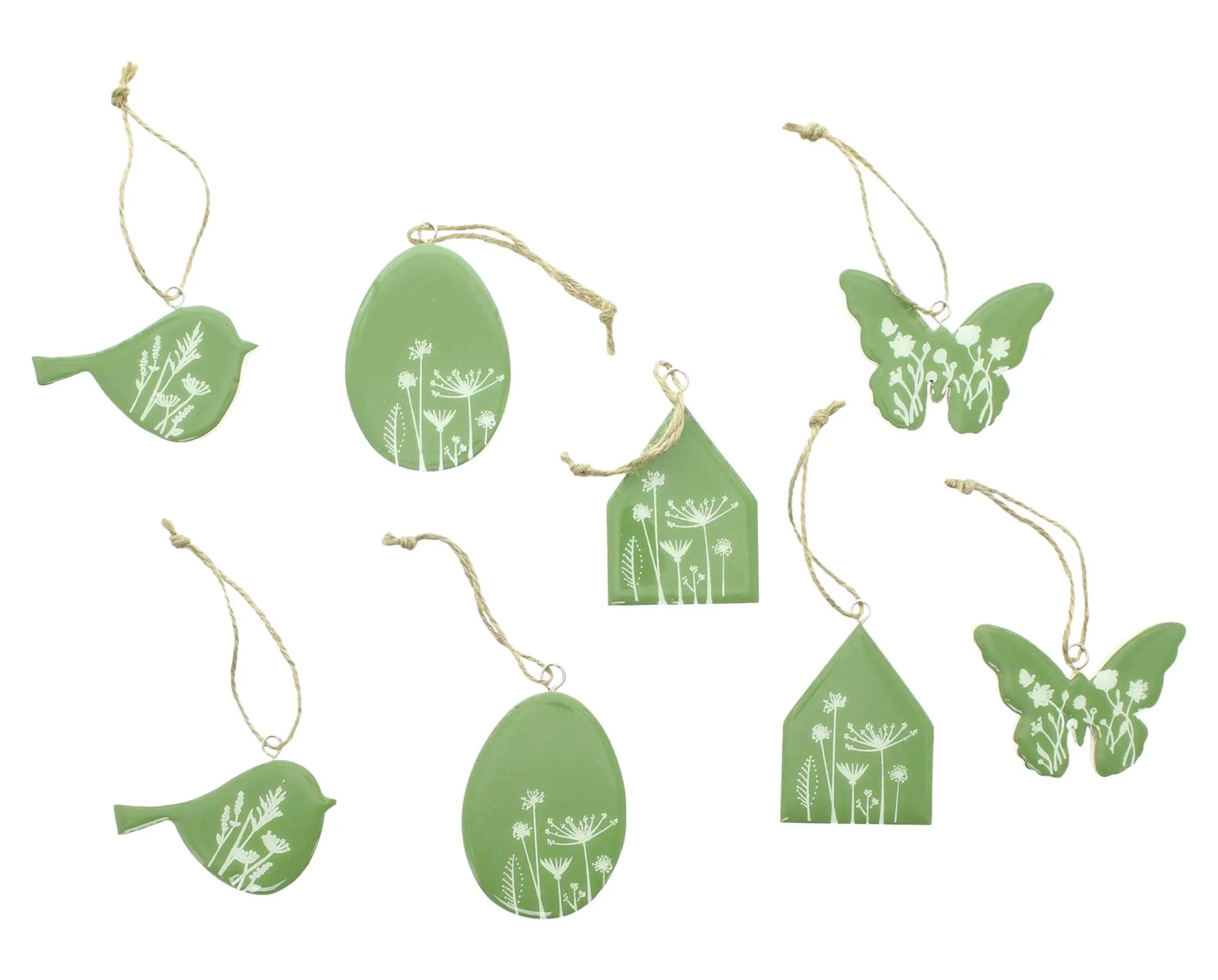 Hänger "Frühling", 8er Set  im Frank Flechtwaren Online Shop für Österliche Dekohänger kaufen