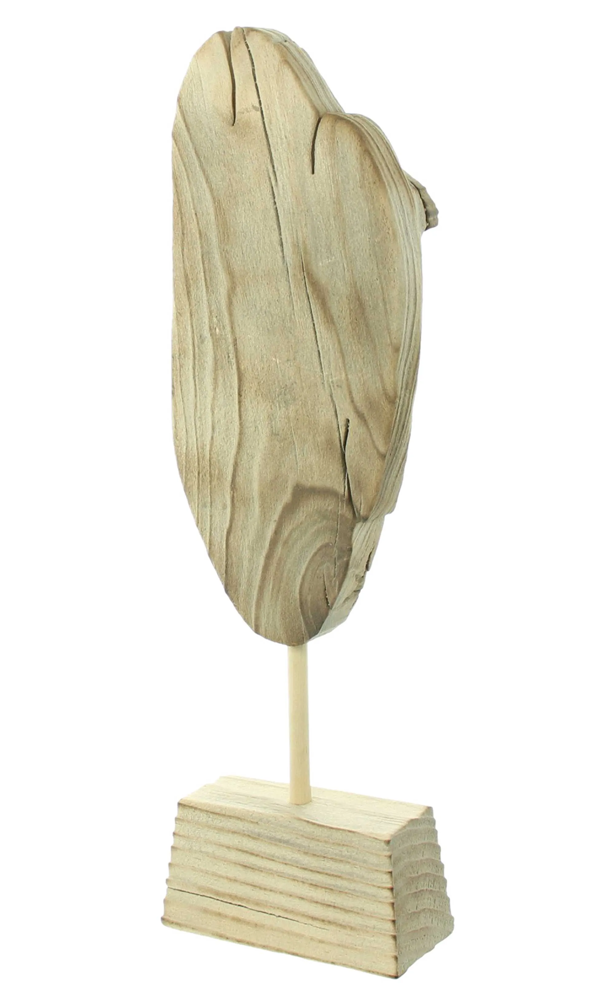 Holzdeko "Gesicht"  im Frank Flechtwaren Online Shop für Deko- und Wohnaccessoires kaufen