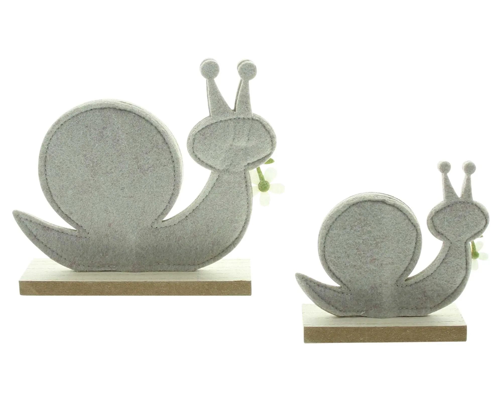 Schnecke "Lovely", 2er Set  im Frank Flechtwaren Online Shop für Dekofiguren kaufen