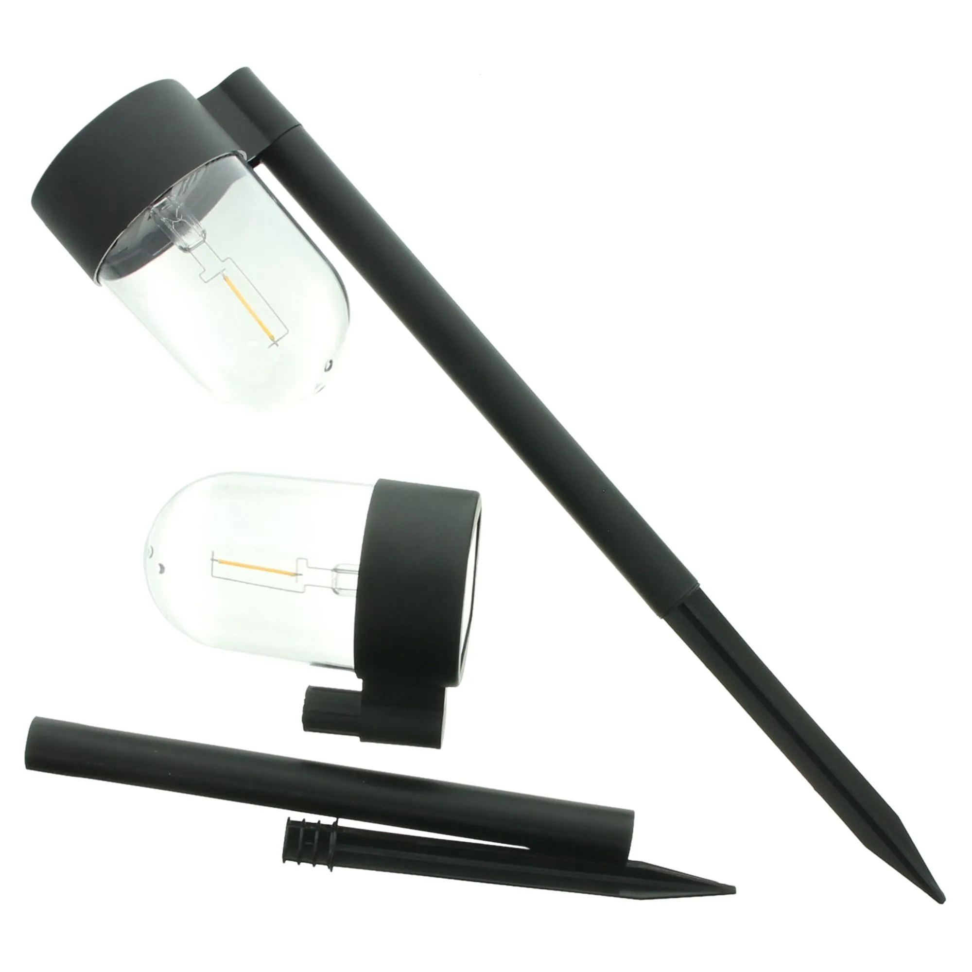 LED-Solarstecker "Wegleuchte", 2er Set  im Frank Flechtwaren Online Shop für Titelserie Sommer kaufen