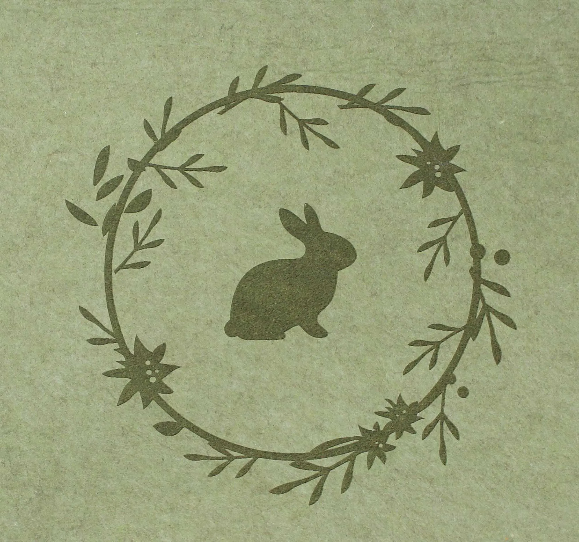 Tischläufer "Osterkranz"  im Frank Flechtwaren Online Shop für Österliche Tischwäsche kaufen
