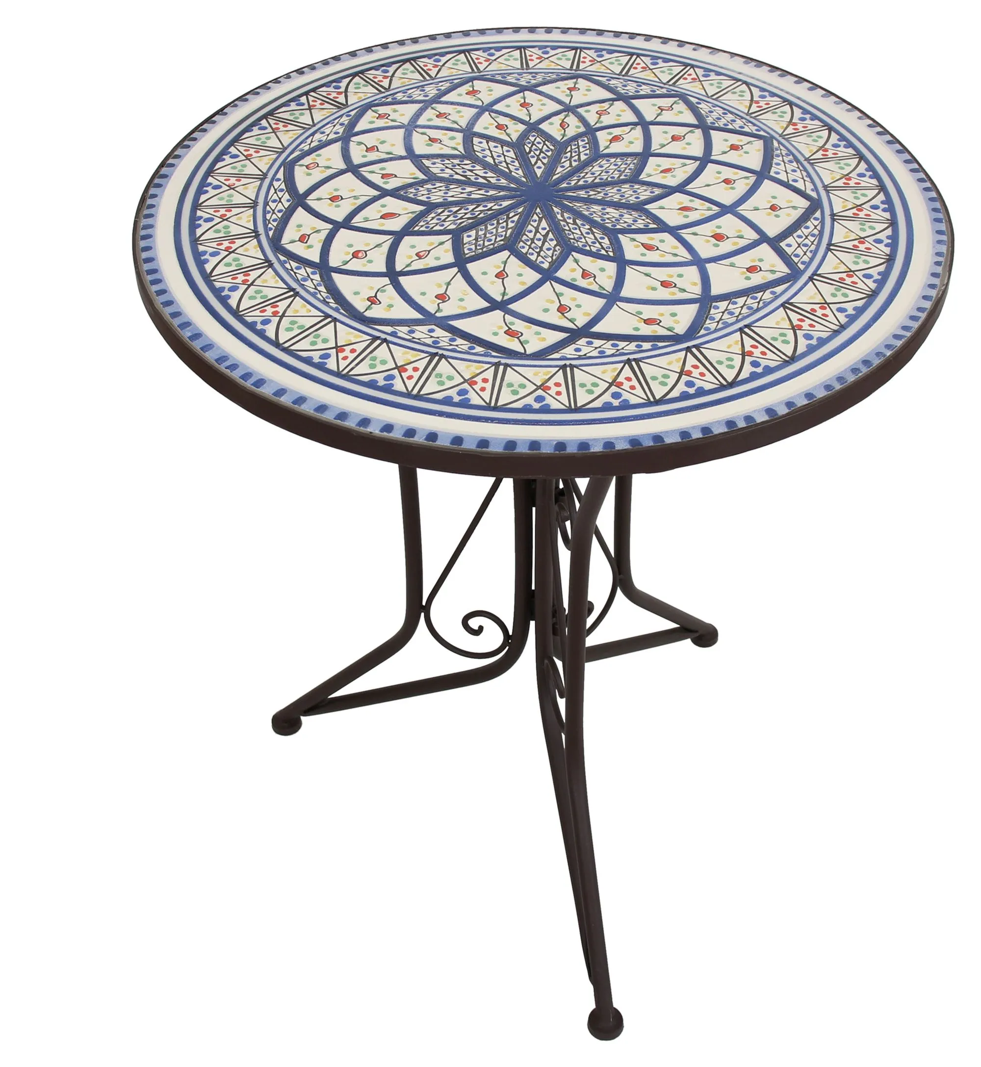 Mosaiktisch "Mare"  im Frank Flechtwaren Online Shop für Gartentische kaufen