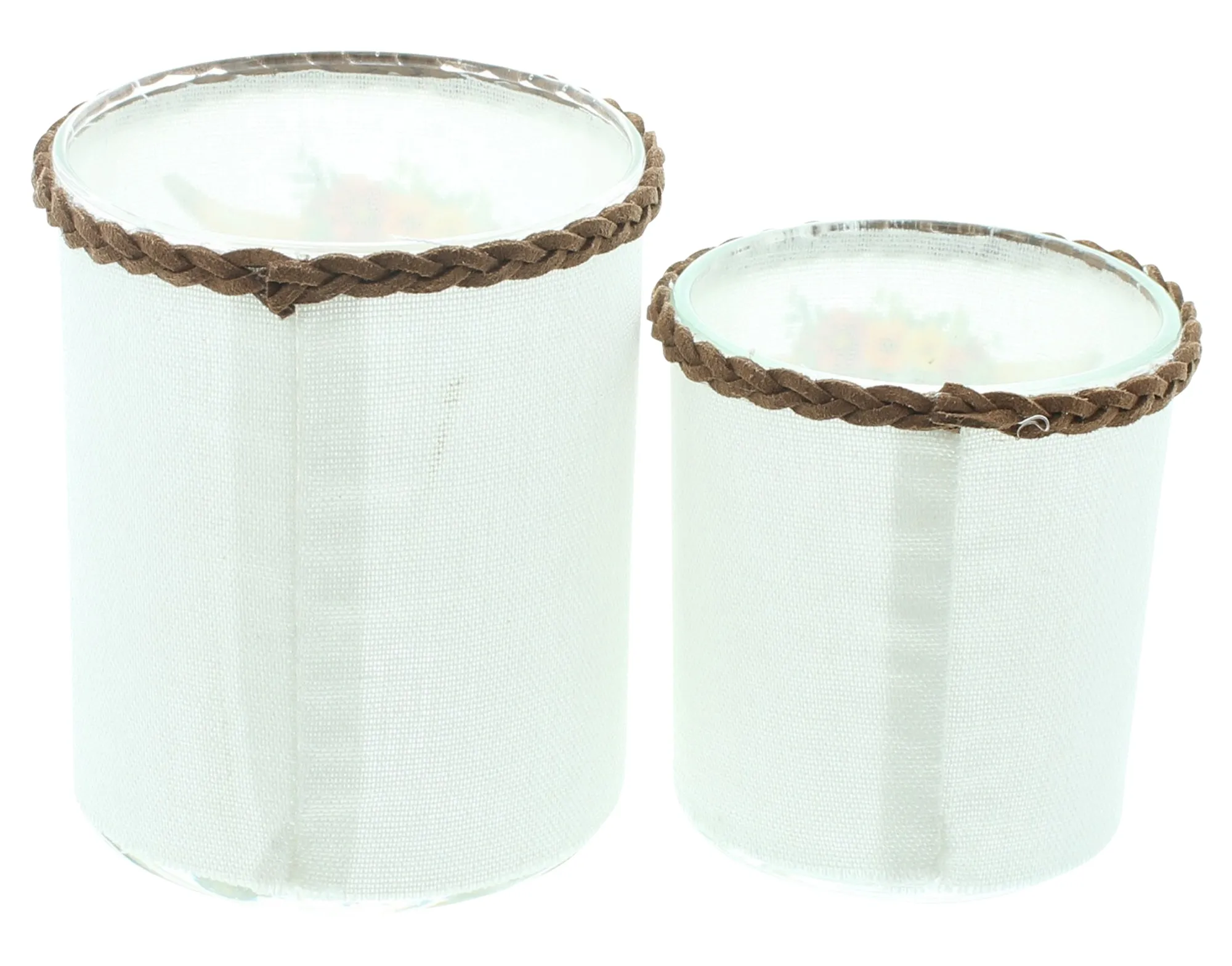 Windlicht "Stier mit Blumenkranz", 2er Set  im Frank Flechtwaren Online Shop für Windlichter kaufen
