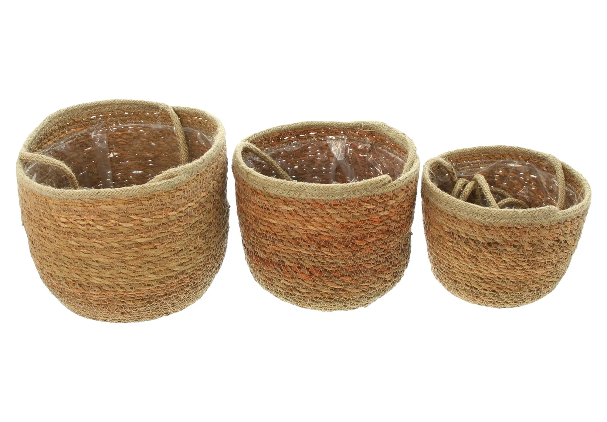 Pflanzampel "Terra", 3er Set  im Frank Flechtwaren Online Shop für Ibiza-Vibes kaufen