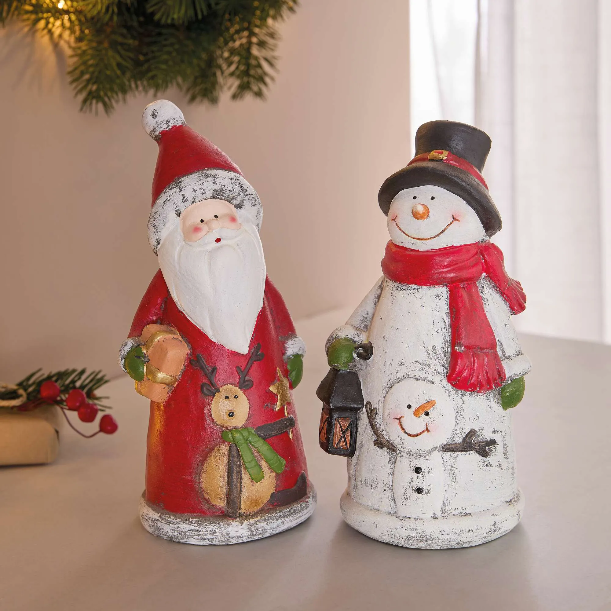 Santa "Geschenk"  im Frank Flechtwaren Online Shop für Weihnachtsmänner kaufen